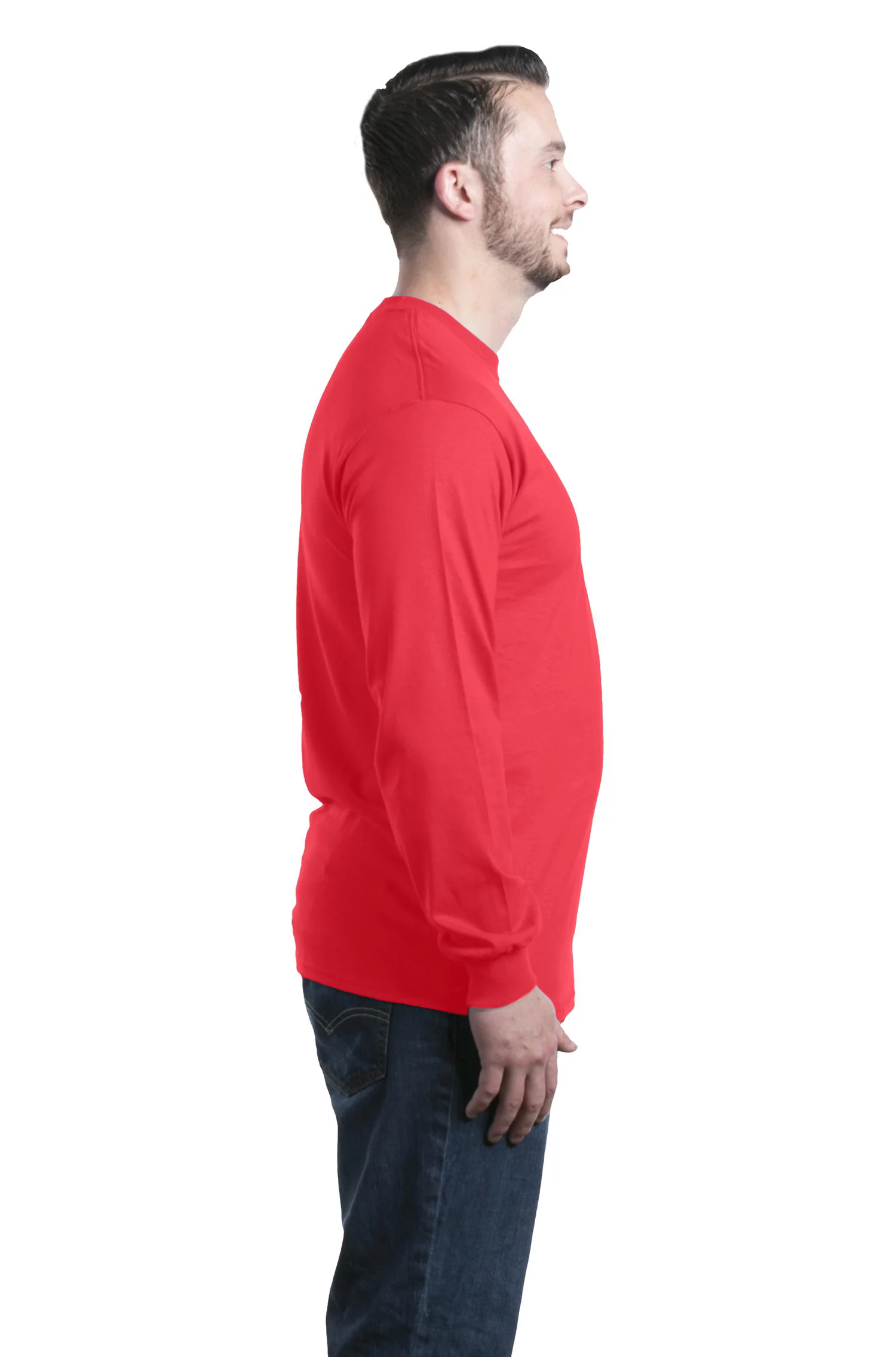 Shop4Ever Men's King African Pattern Style Long Sleeve Shirt XX-Large Red