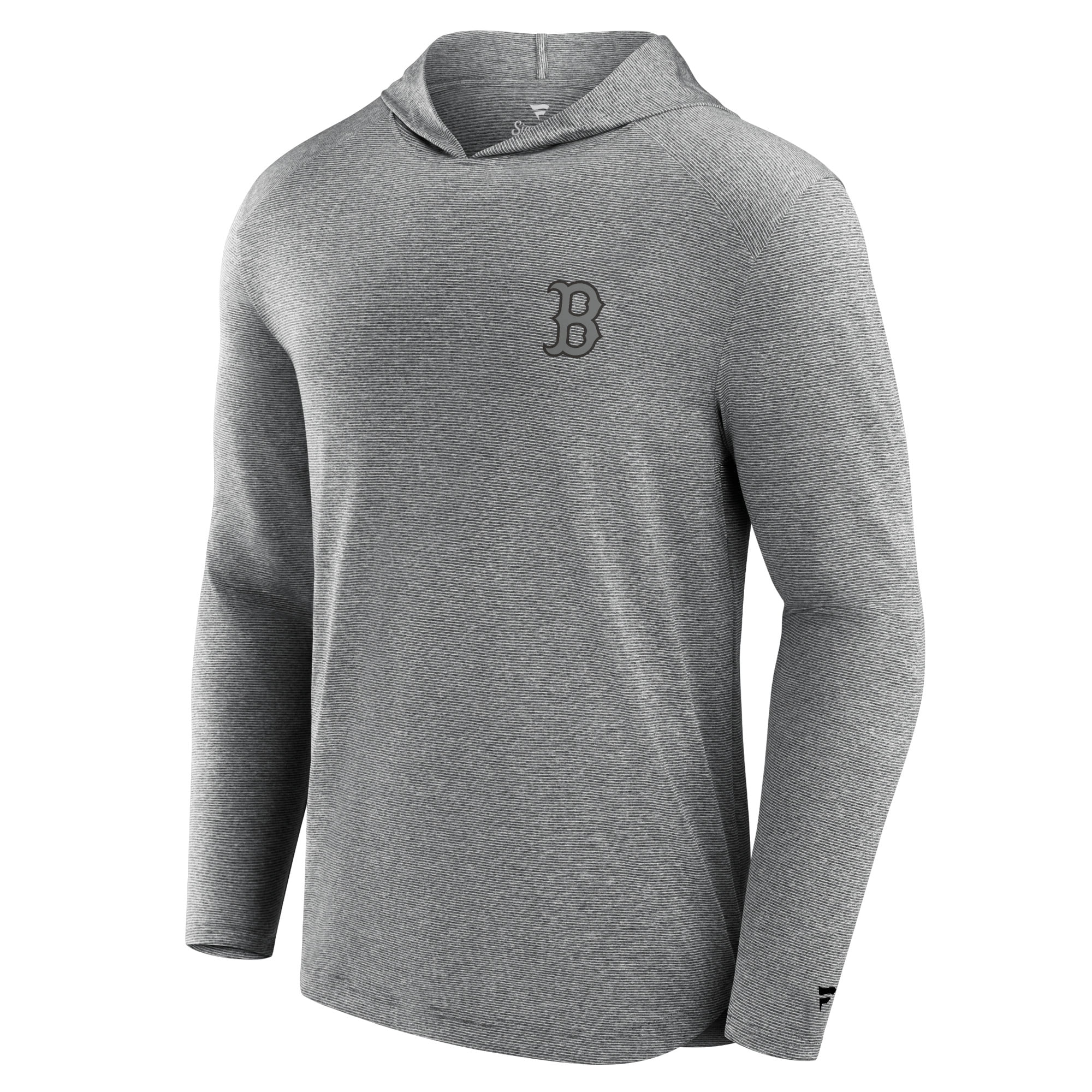 Men's Fanatics Signature Black Boston Red Sox Front Office Tech Lightweight Hoodie T-Shirt