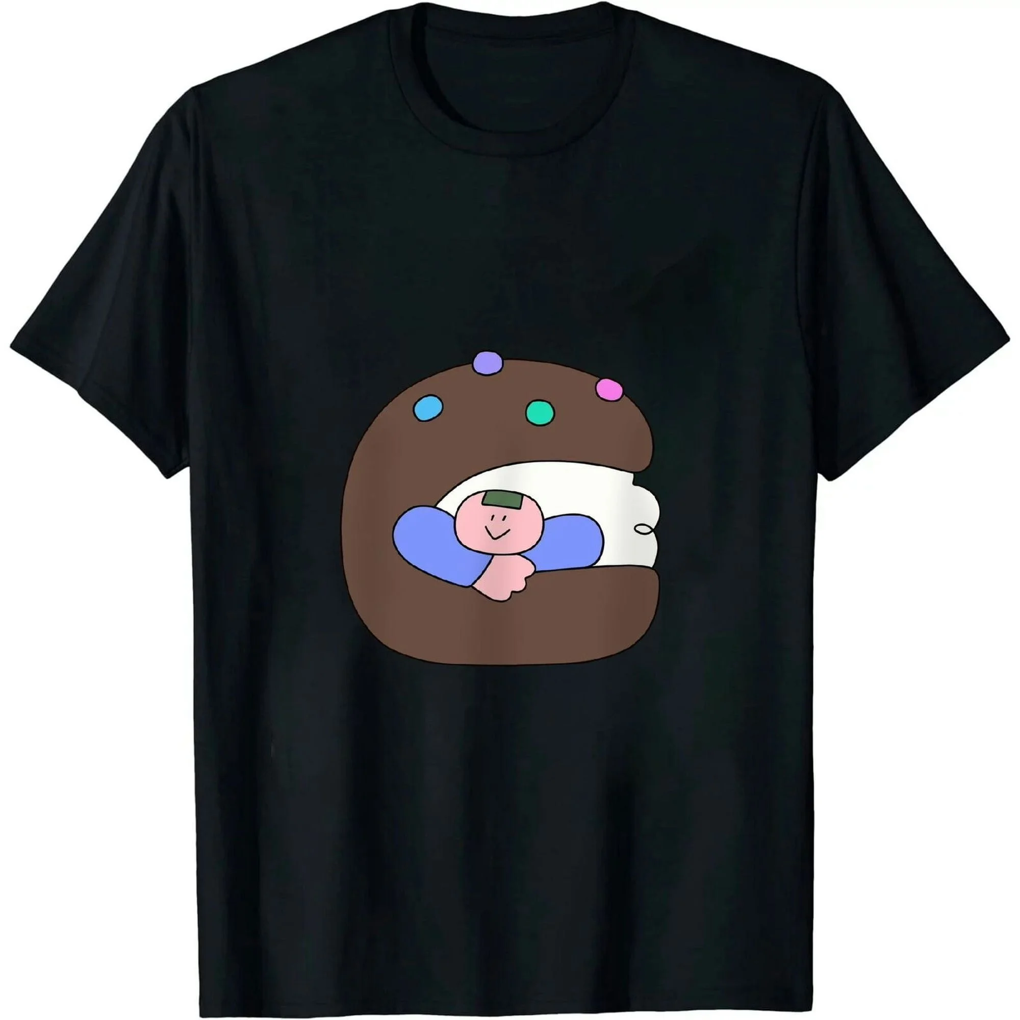 Indulge in Comfort with our Classic Black Bread Lover's Tee - Perfect for Every Occasion!