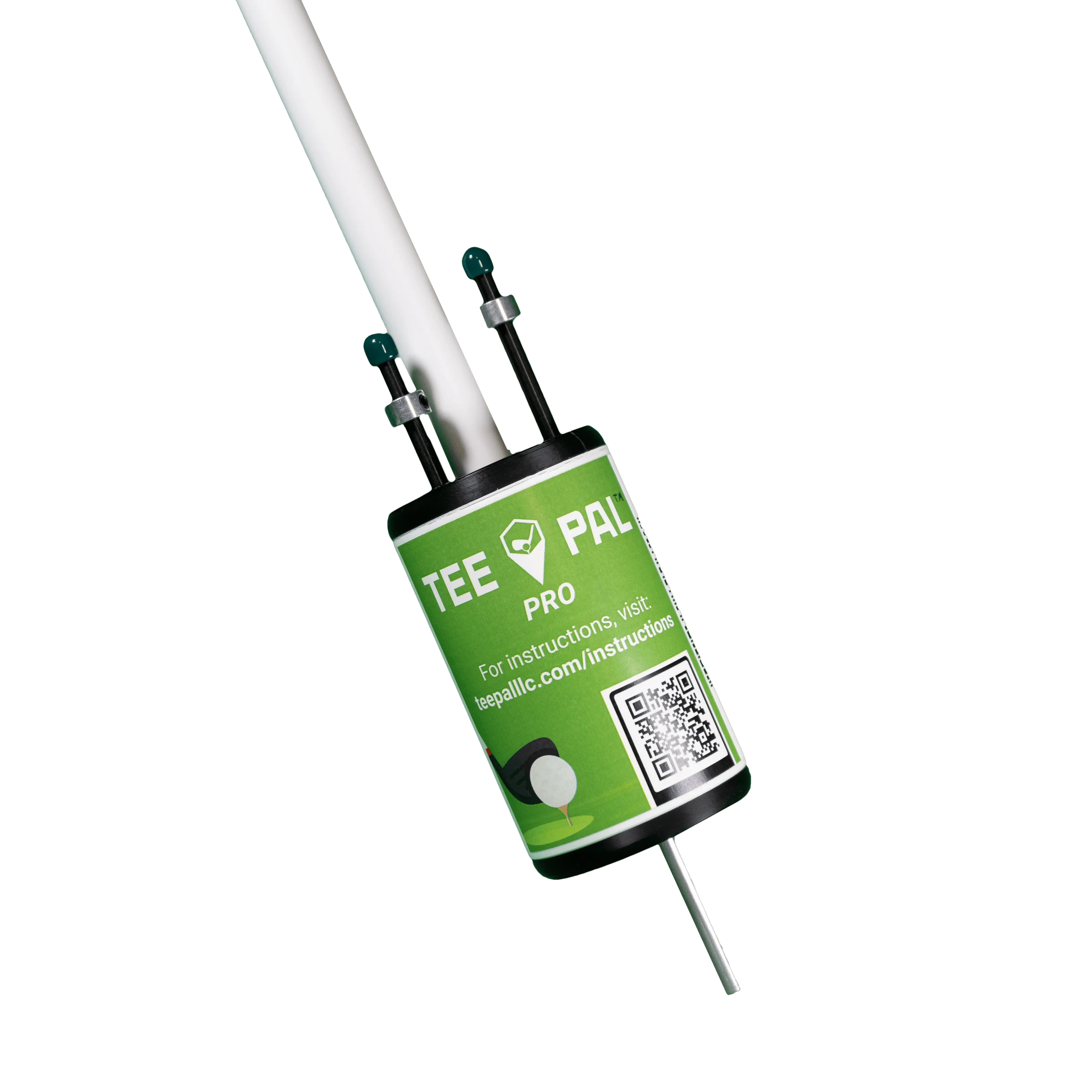 Tee Pal Pro Golf Ball Teeing Device W/2 Magnetic Tee Height Probes For Seniors With Bending Issues