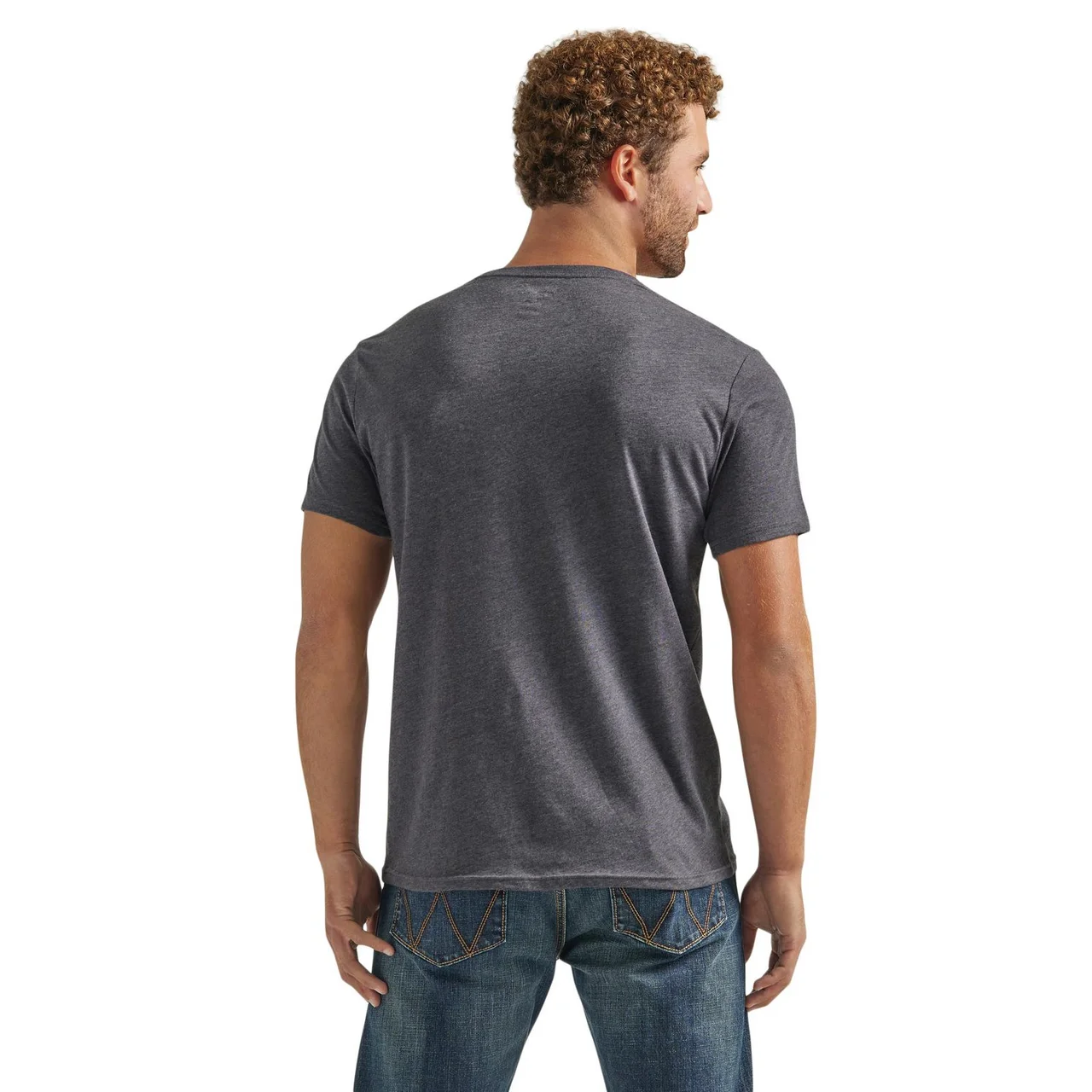 Wrangler Men's Mexico Western Graphic Charcoal Heather T-Shirt 112339597