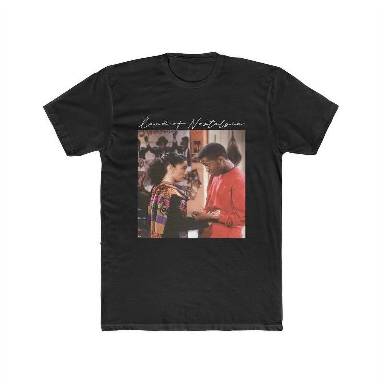 Land of Nostalgia Men's Cotton Crew A Different World Dwayne & Whitley Tee