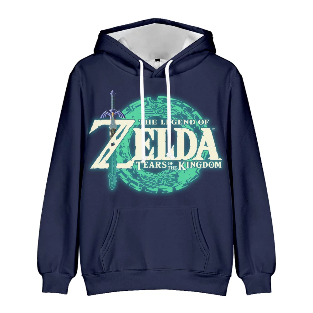 The Legend of Zelda Tears of the Kingdom Hoodies Fashion Streetwear Casual Oversize 3D Sweatshirt