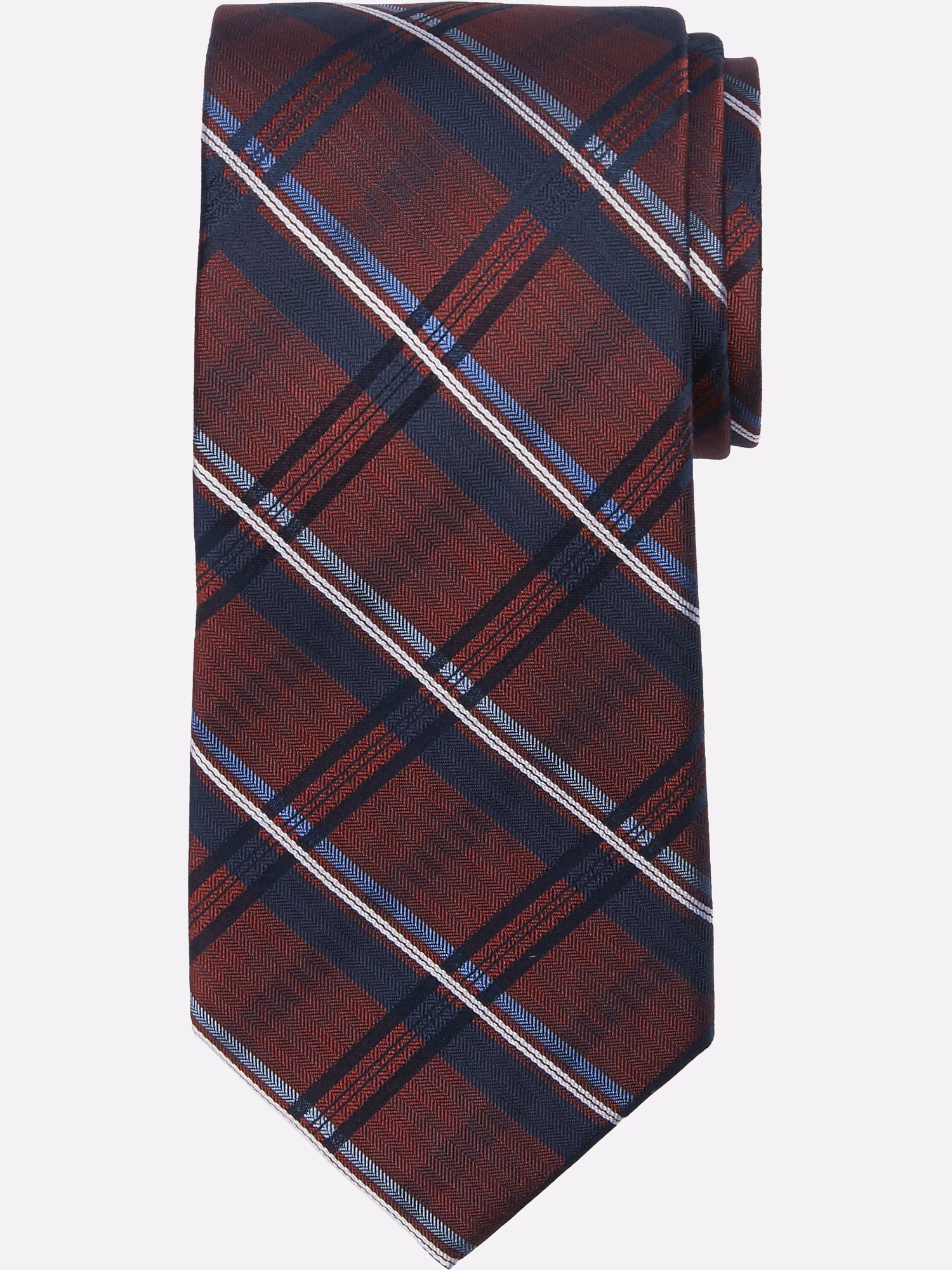 Nautica Classic Fit Linen Blend Printed Sport Shirt Burgundy