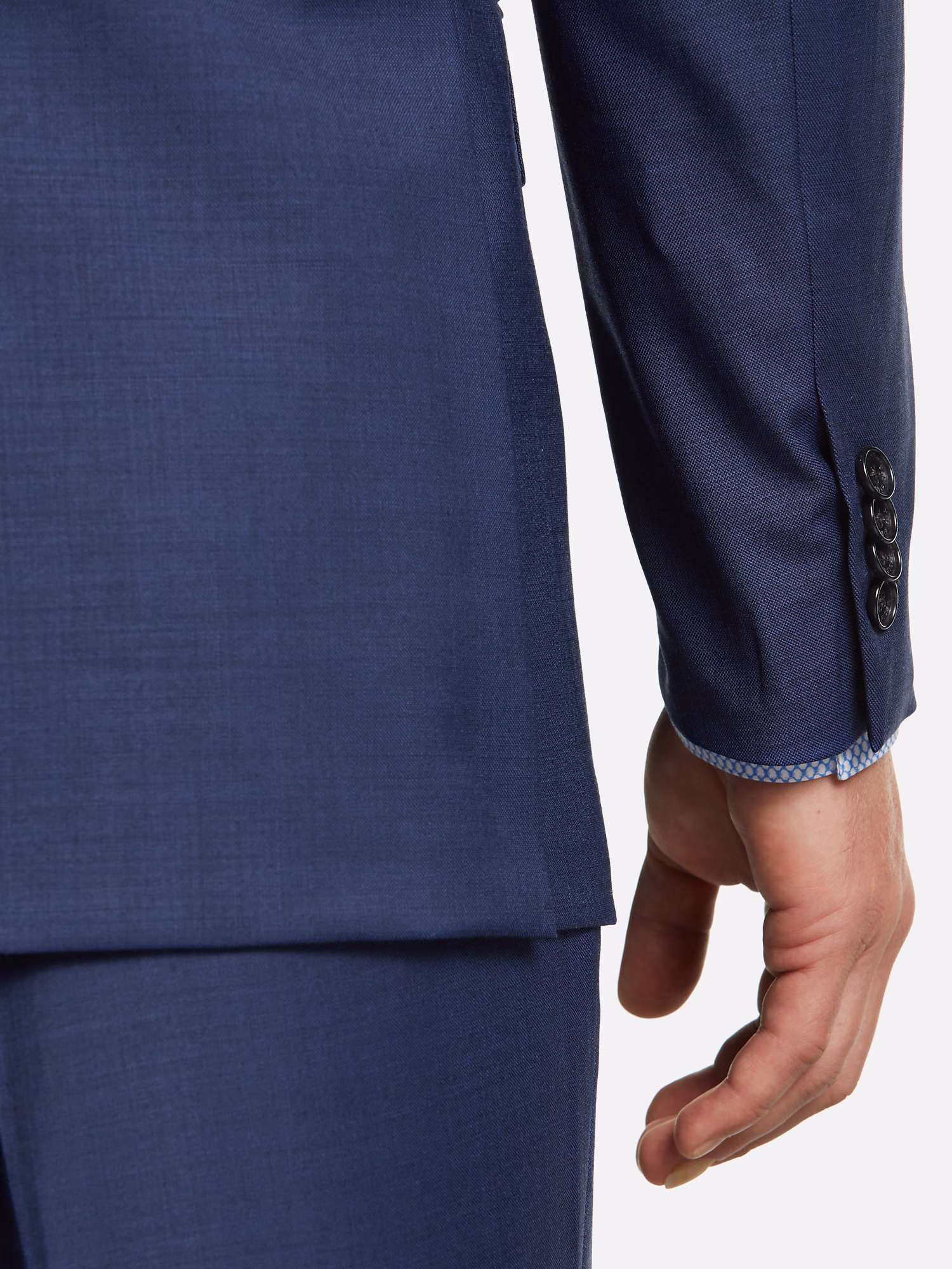 Awearness Kenneth Cole Slim Fit Performance Dress Shirt Blue/Postman