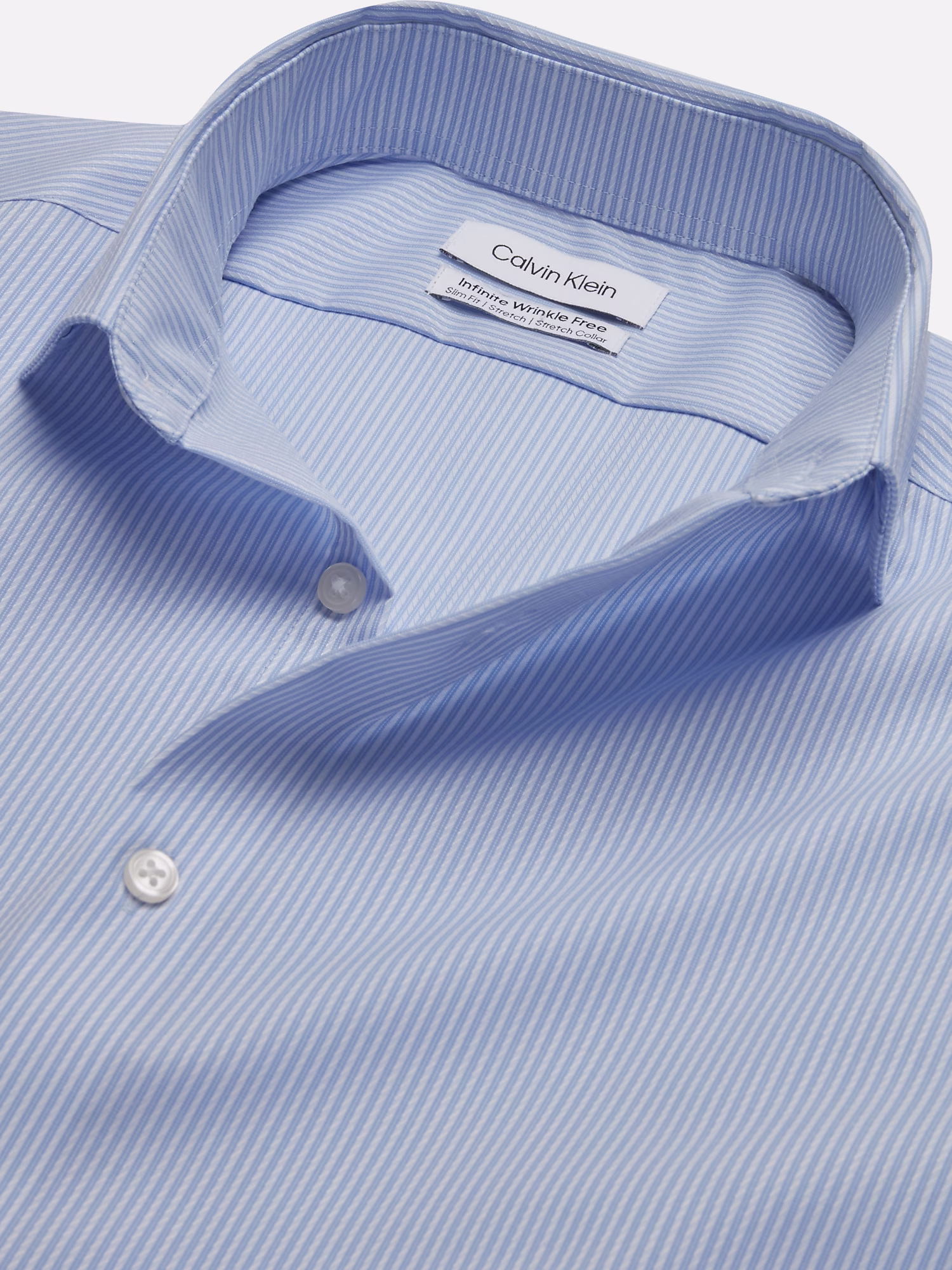 Awearness Kenneth Cole Ribbed Dot Narrow Tie Blue Stripe