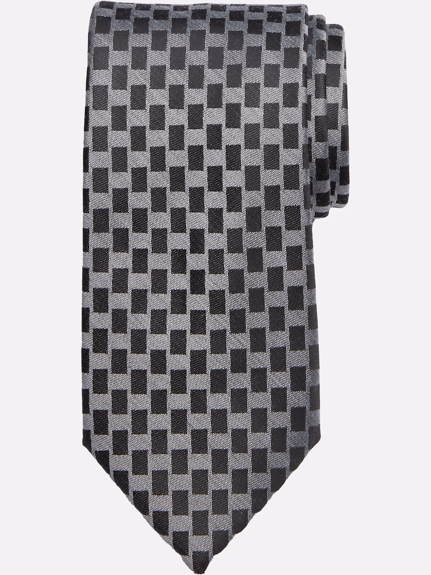 Joseph Abboud Modern Fit Micro Floral Sport Shirt Silver