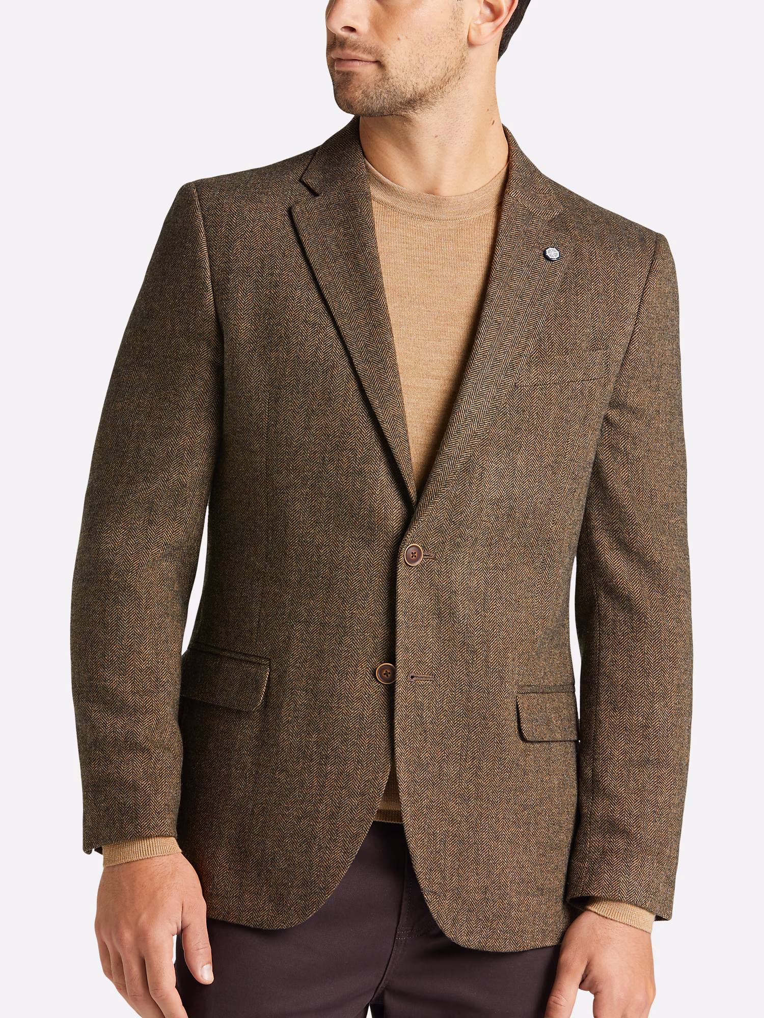 Tayion Classic Fit Suit Separates Vest Blue Bone