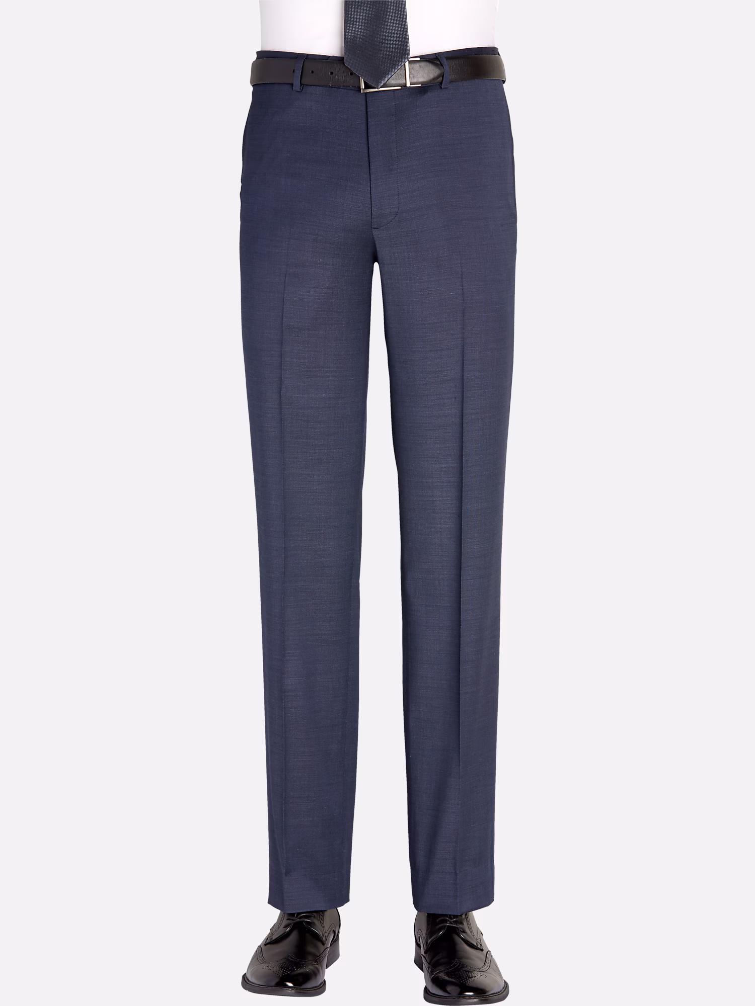 Pronto Uomo Narrow Tonal Stripe Tie Blue