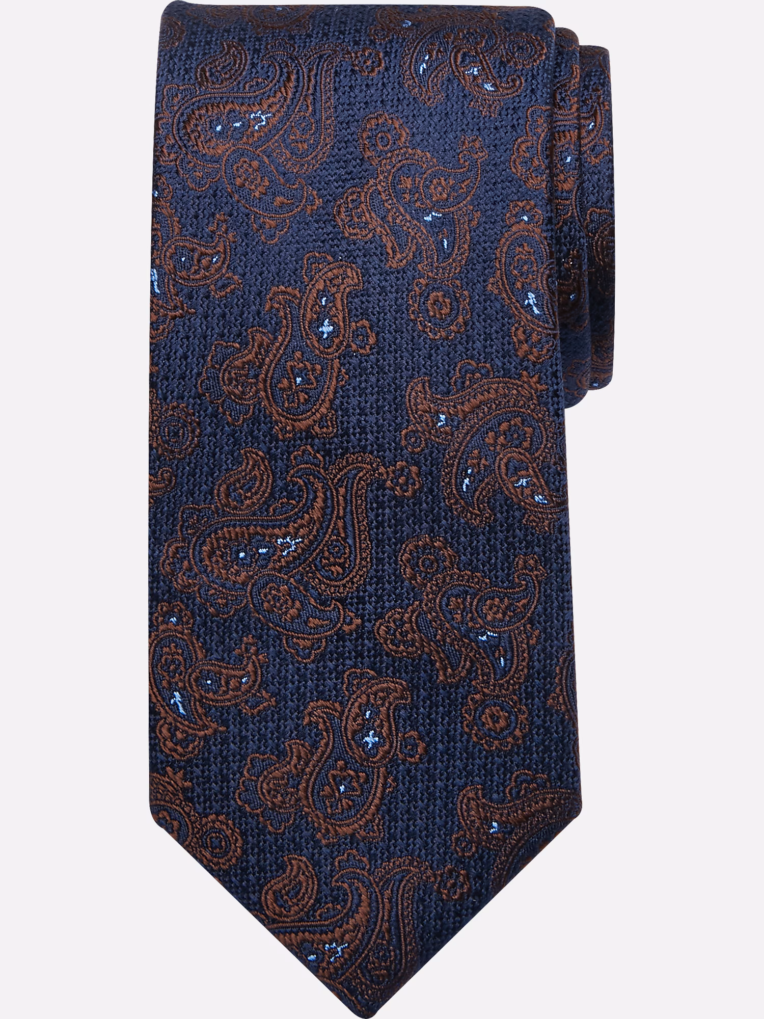 Joseph Abboud Modern Fit Antique Motif Sport Shirt Brown