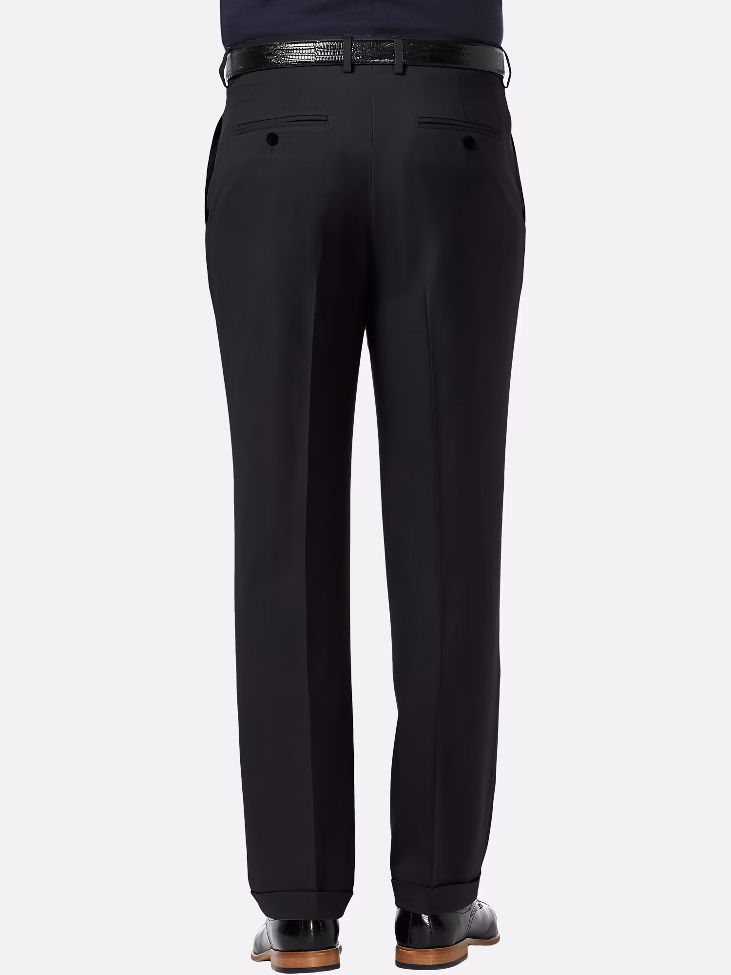 Pronto Uomo Narrow Chevron Tie Black