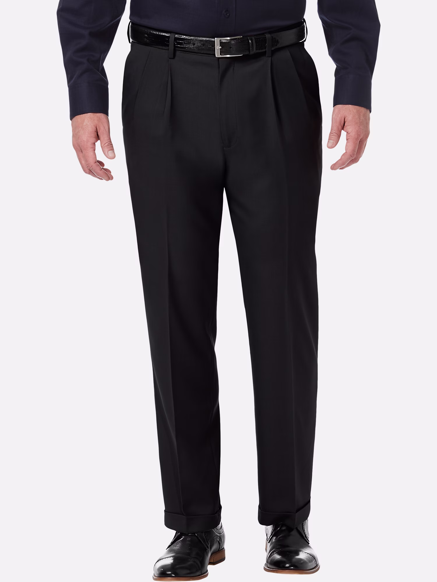 Pronto Uomo Narrow Chevron Tie Black