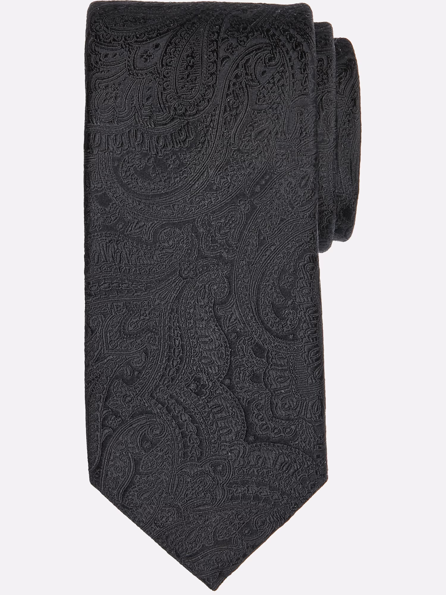 Joseph Abboud Modern Fit Luxe Cotton Crew Neck Tee Black