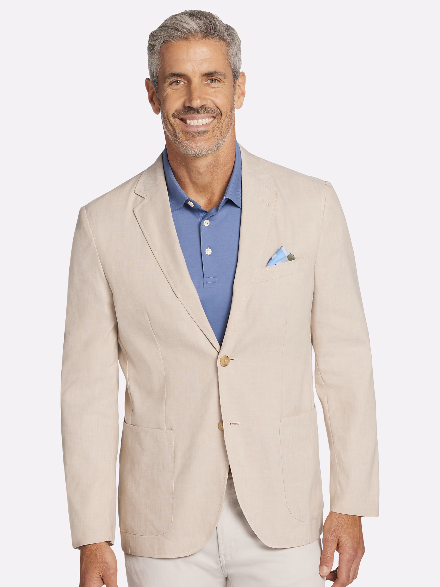 Joseph Abboud Classic Fit Suits Separates Pants Natural
