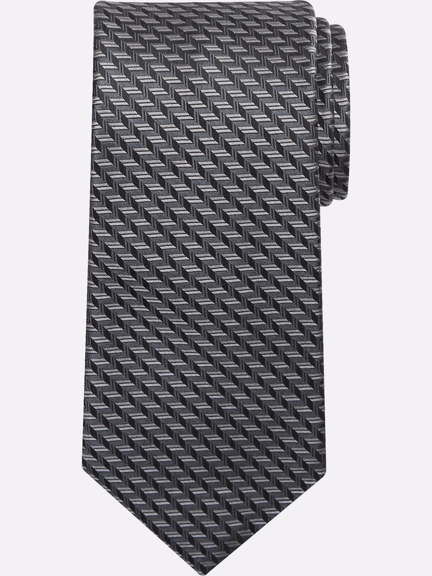 George Austin Modern Fit Broken Polka Dot Sport Shirt Black