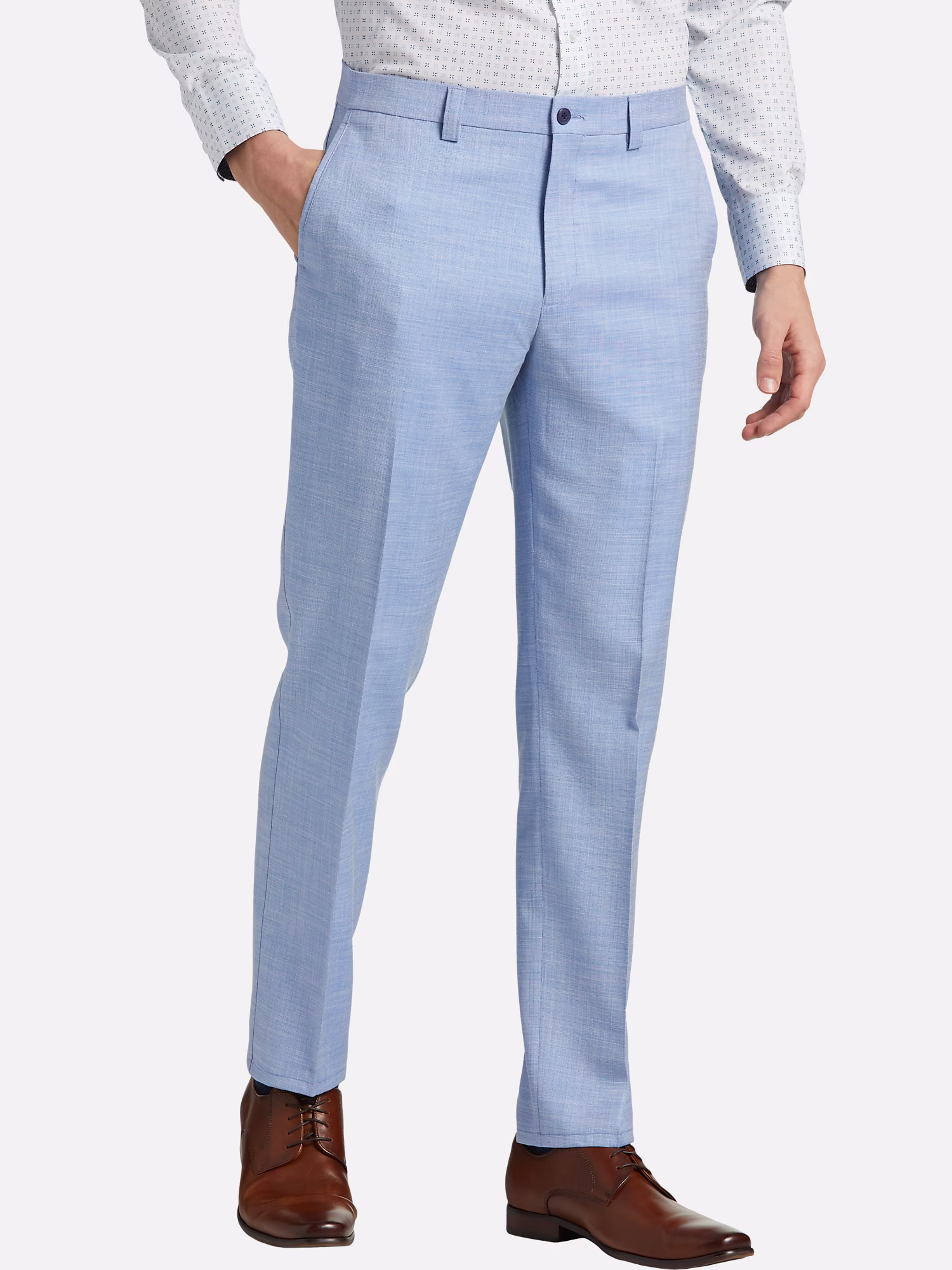 Egara Skinny Fit Suit Separates Jacket Light Blue