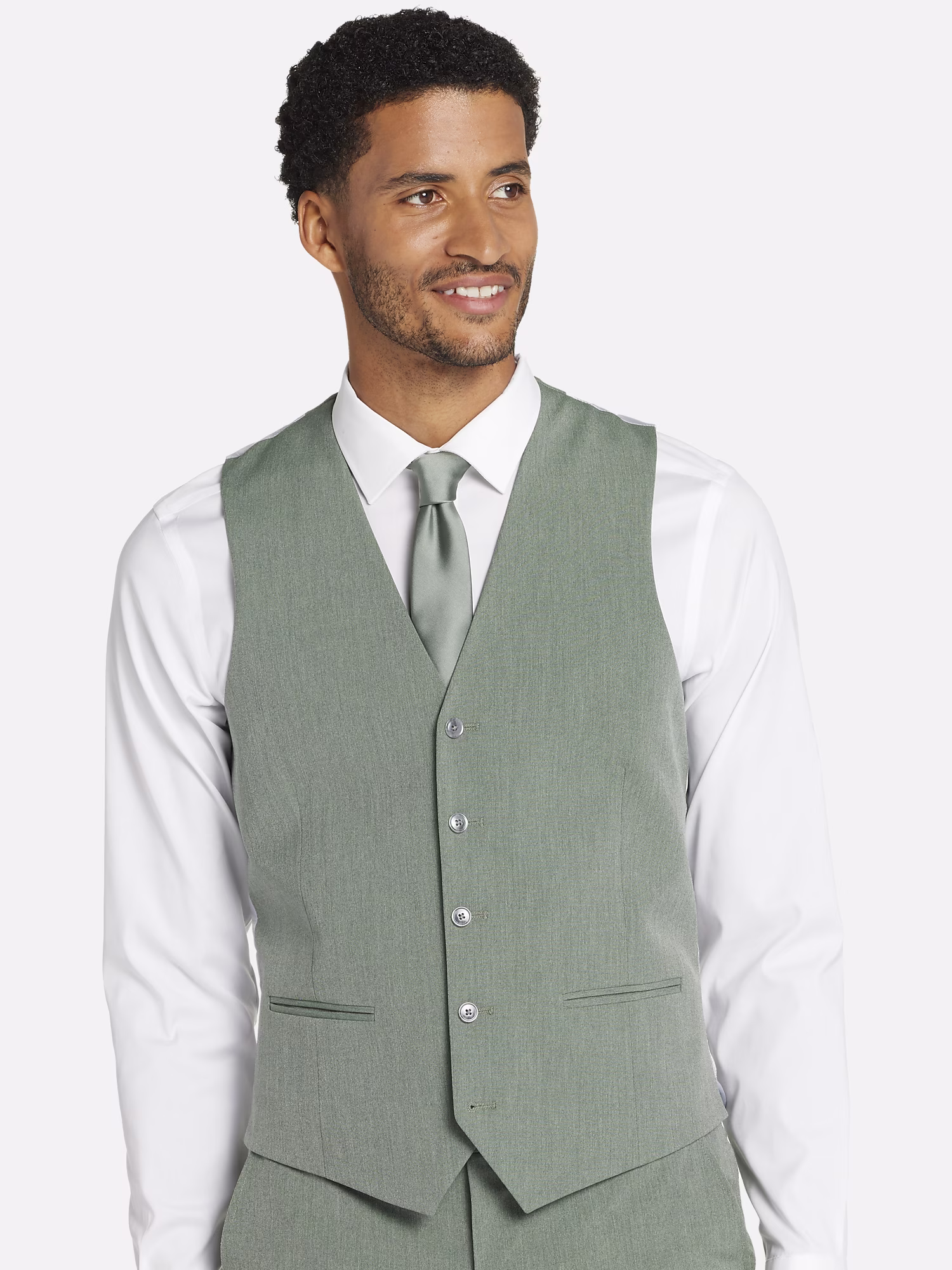 Pronto Uomo Classic Fit Two Tone Check Dress Shirt Grass