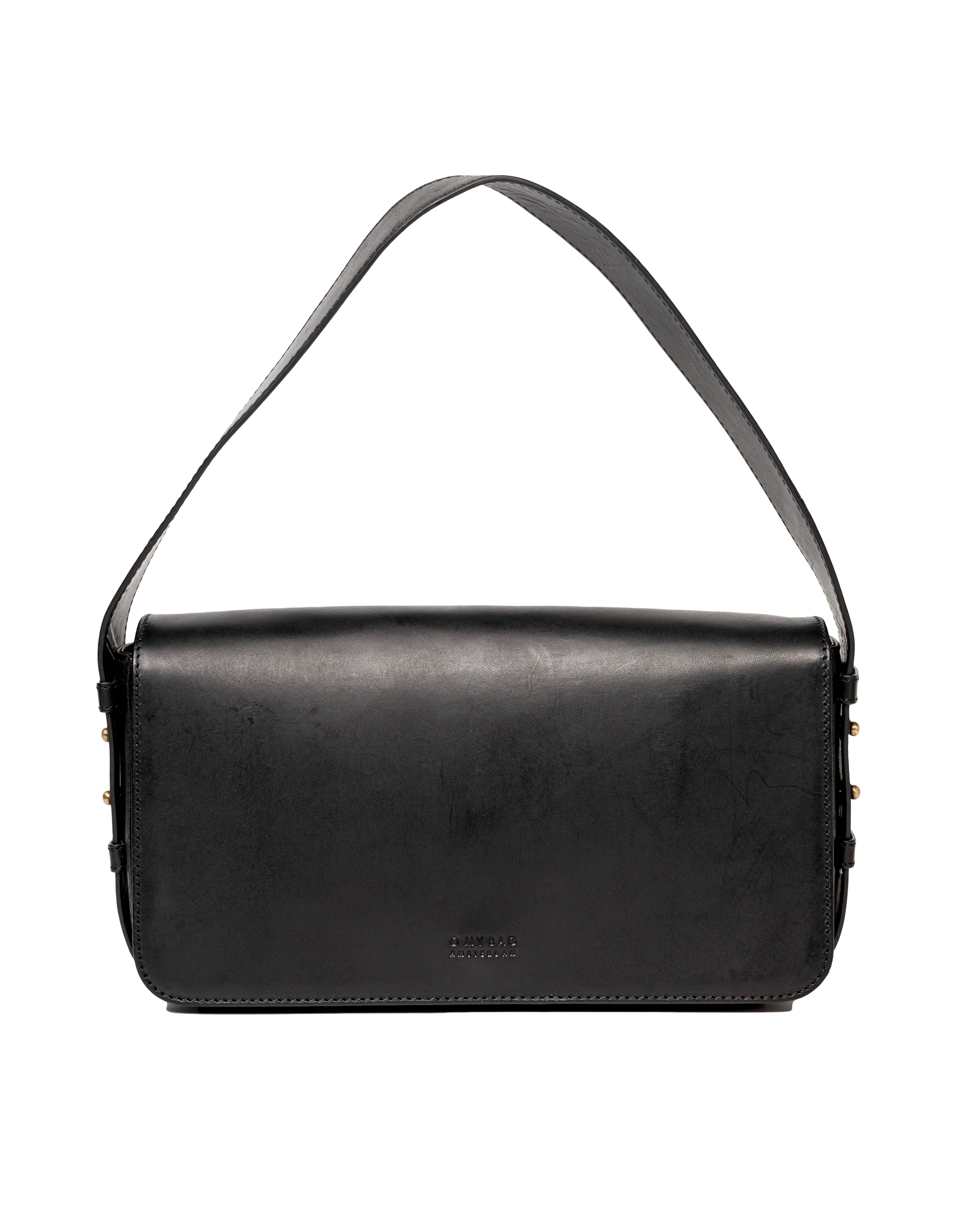 Gina Baguette Black Classic Leather
