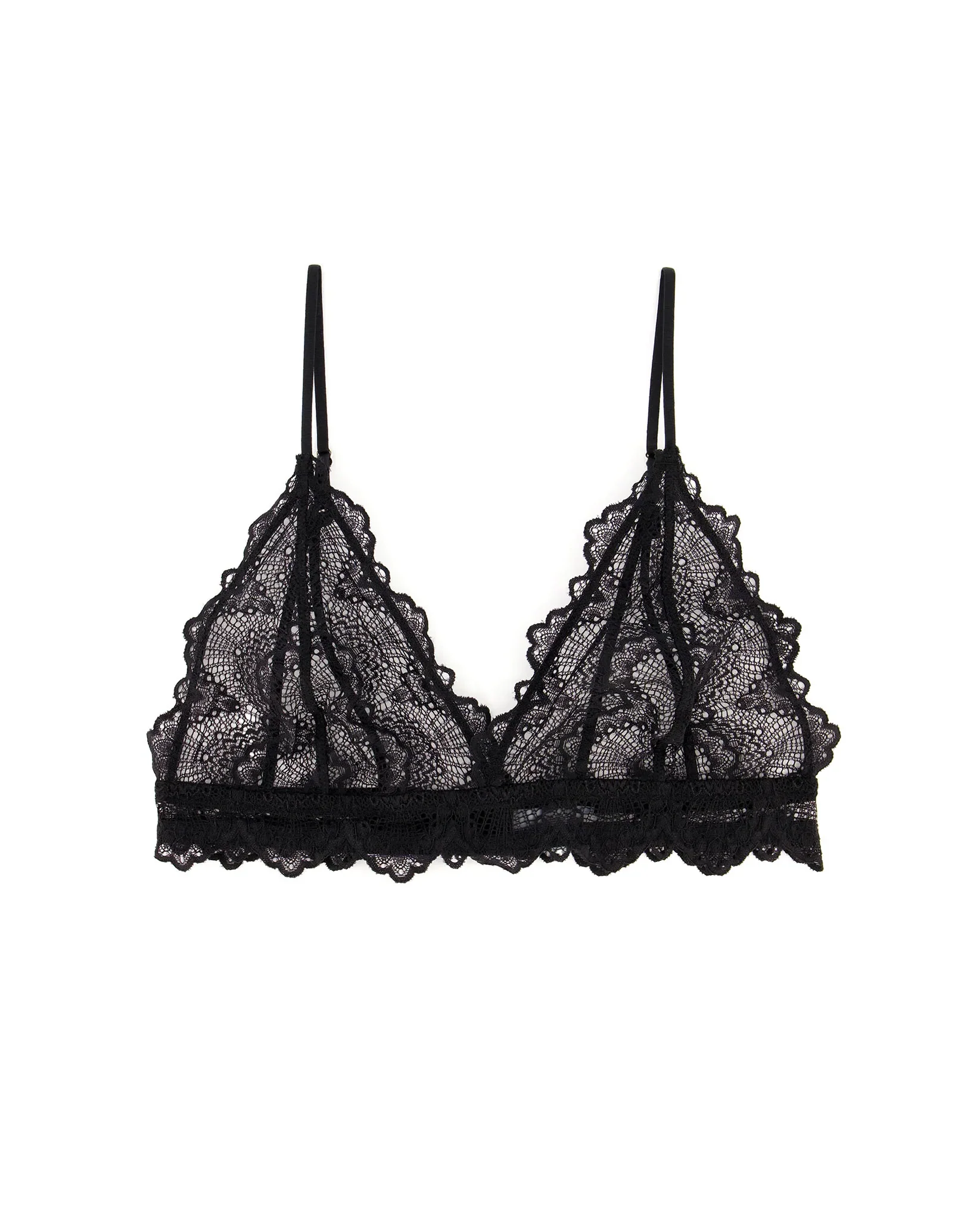 Lace Bralette Saboteur Black