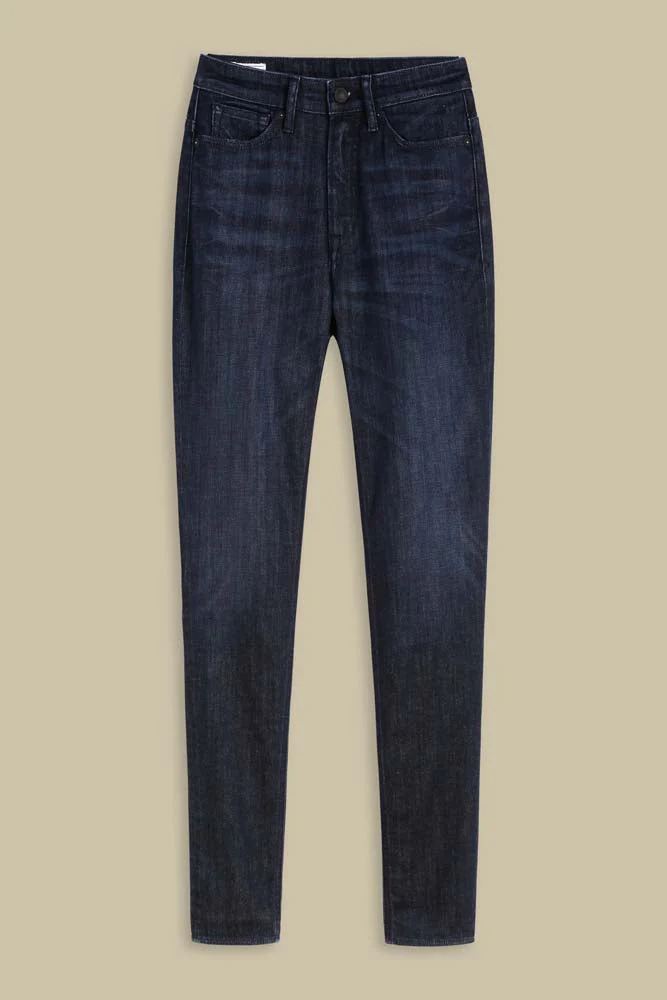 Christina High Jeans Gorbi Blue Worn