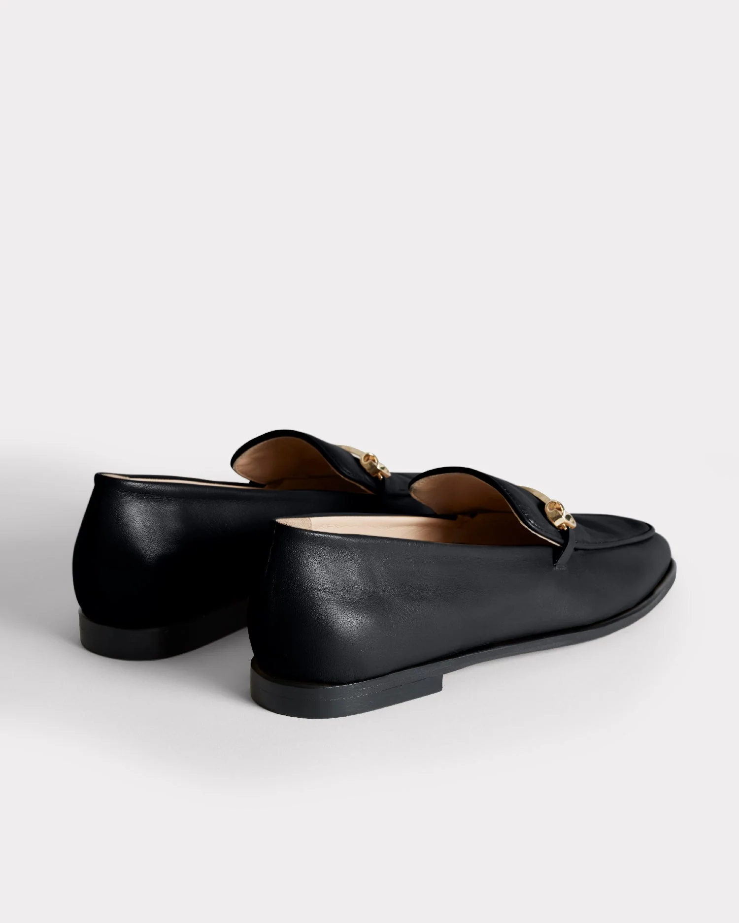 The Modern Moccasin Black With Hardware