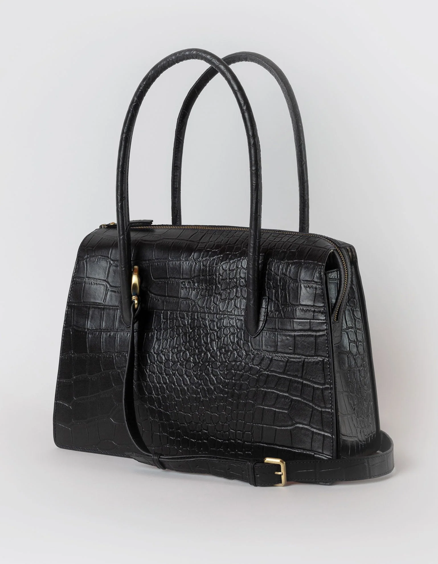 Kate Classic Croco Black