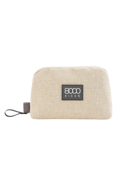 Accessory & Tech Pouch in Beige