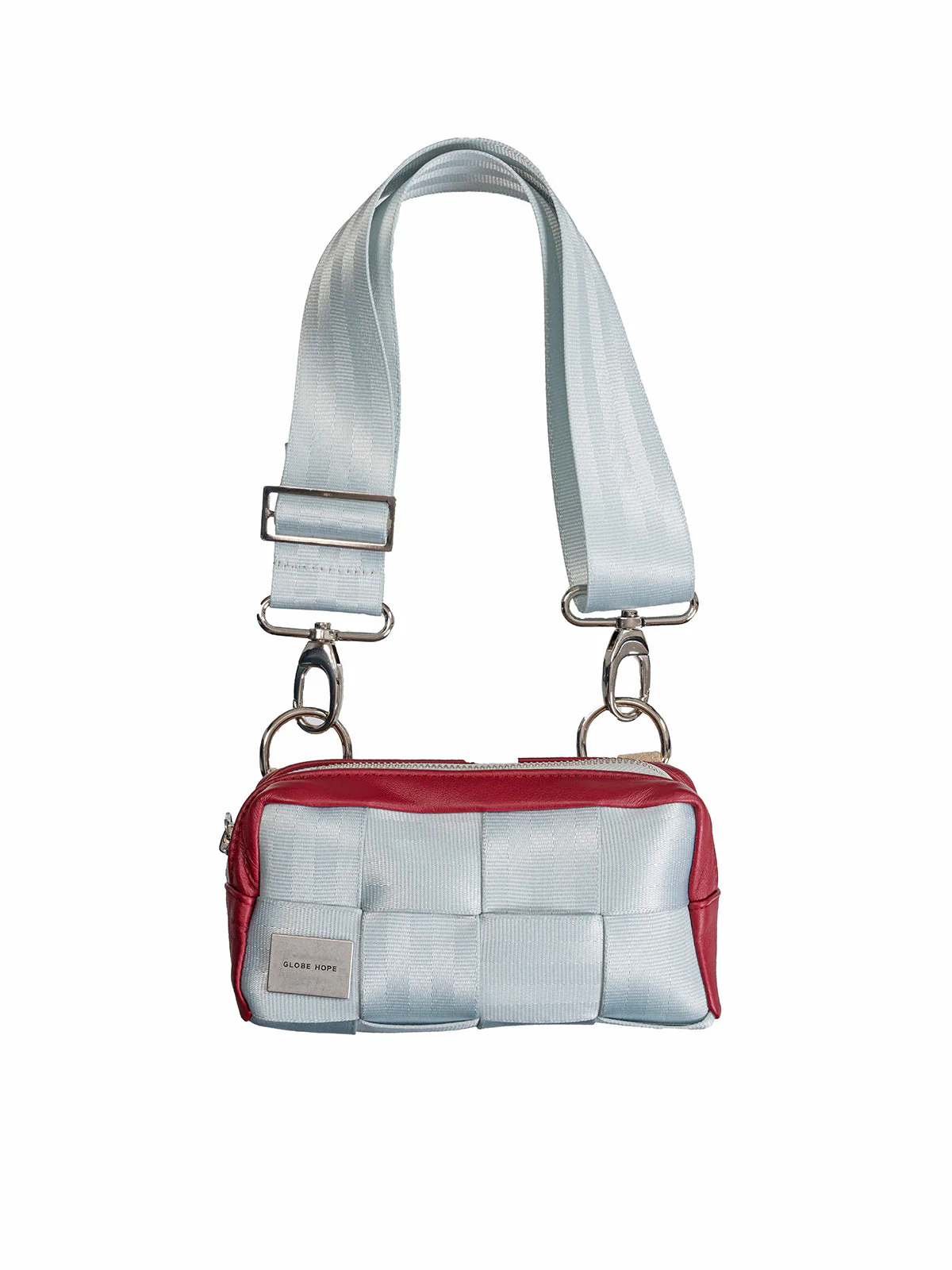 Sahara Bag Ice Blue / Cranberry