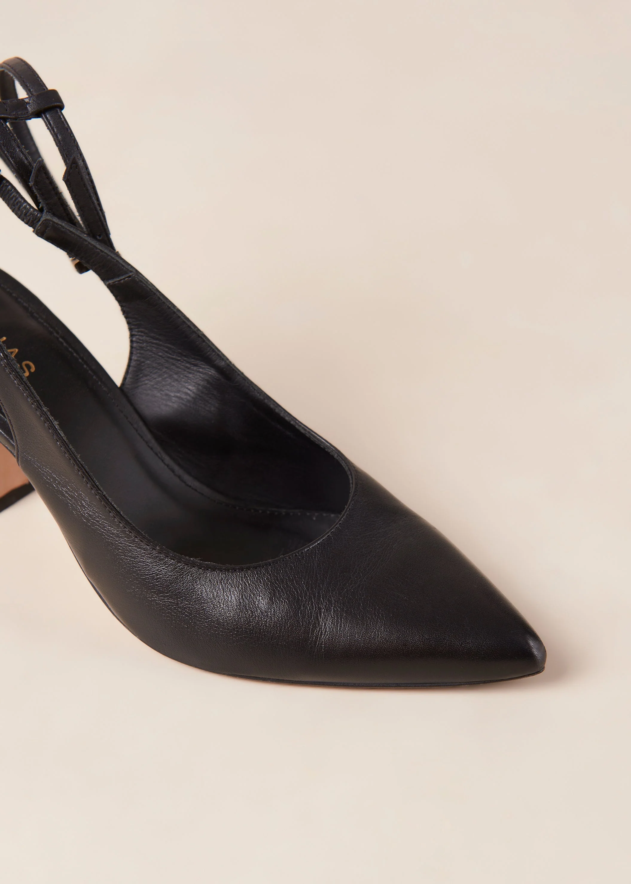Louise Leather Pumps Black