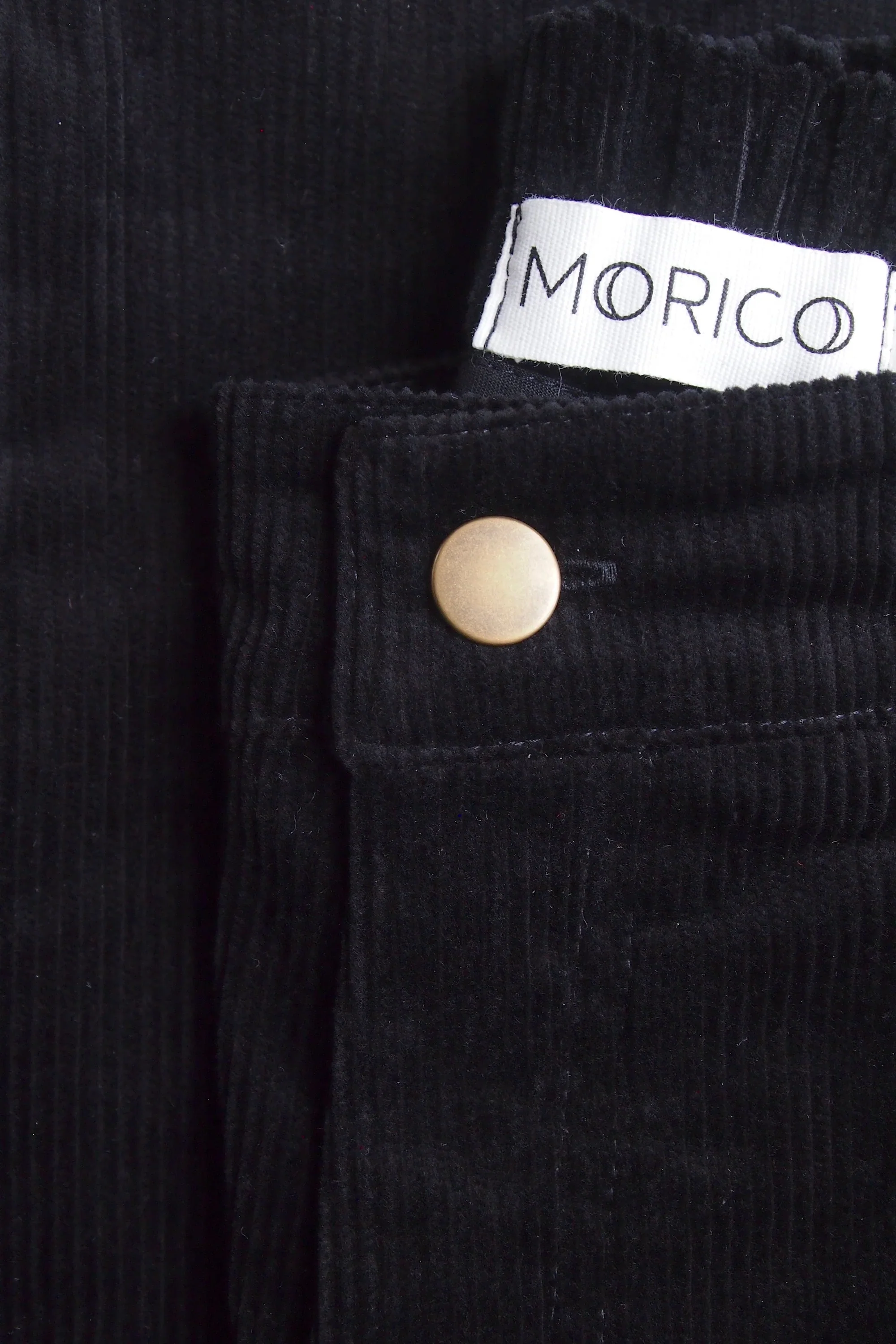Corduroy Trousers Black