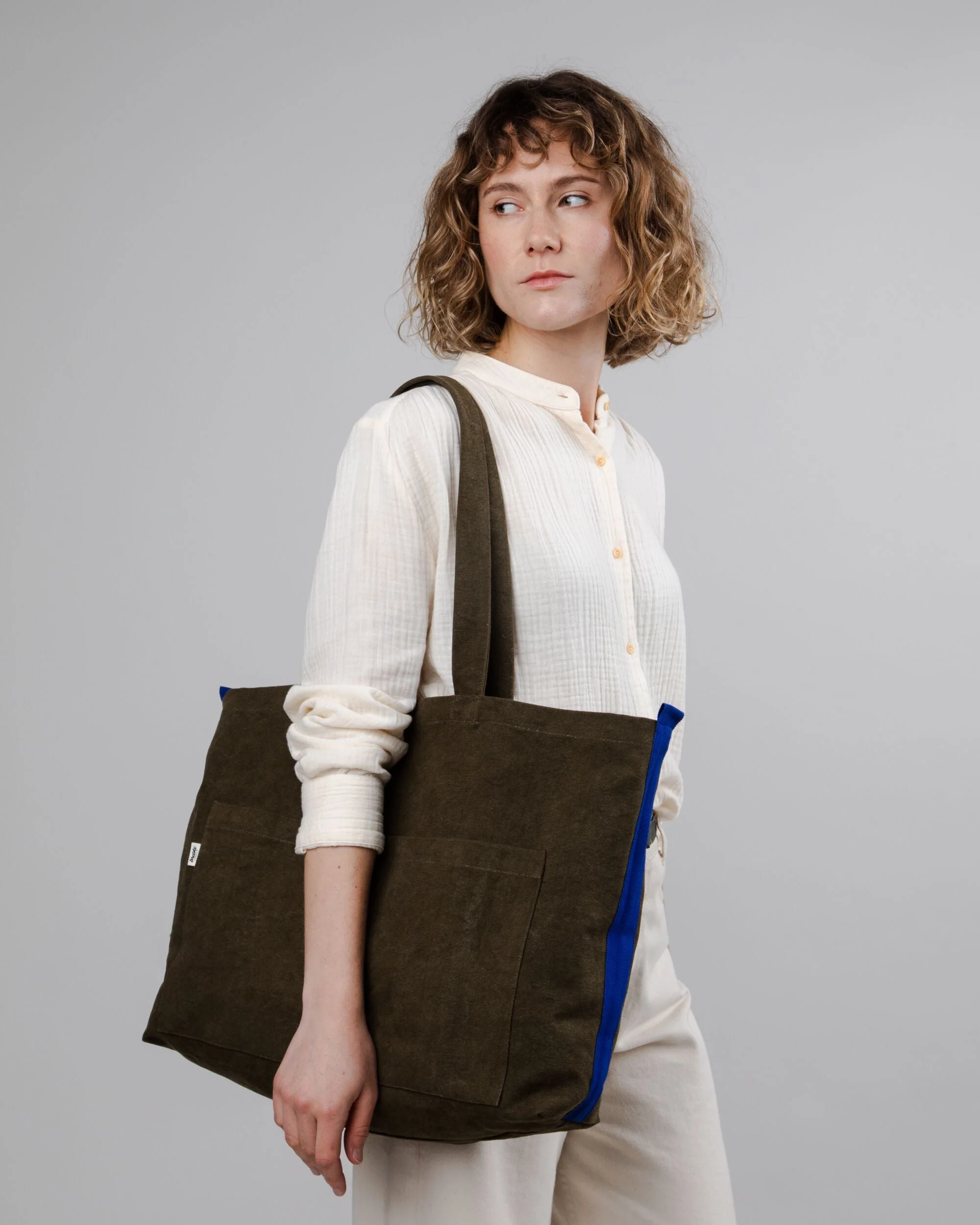 Novesta x Brava Canvas Tote Bag Kakhi