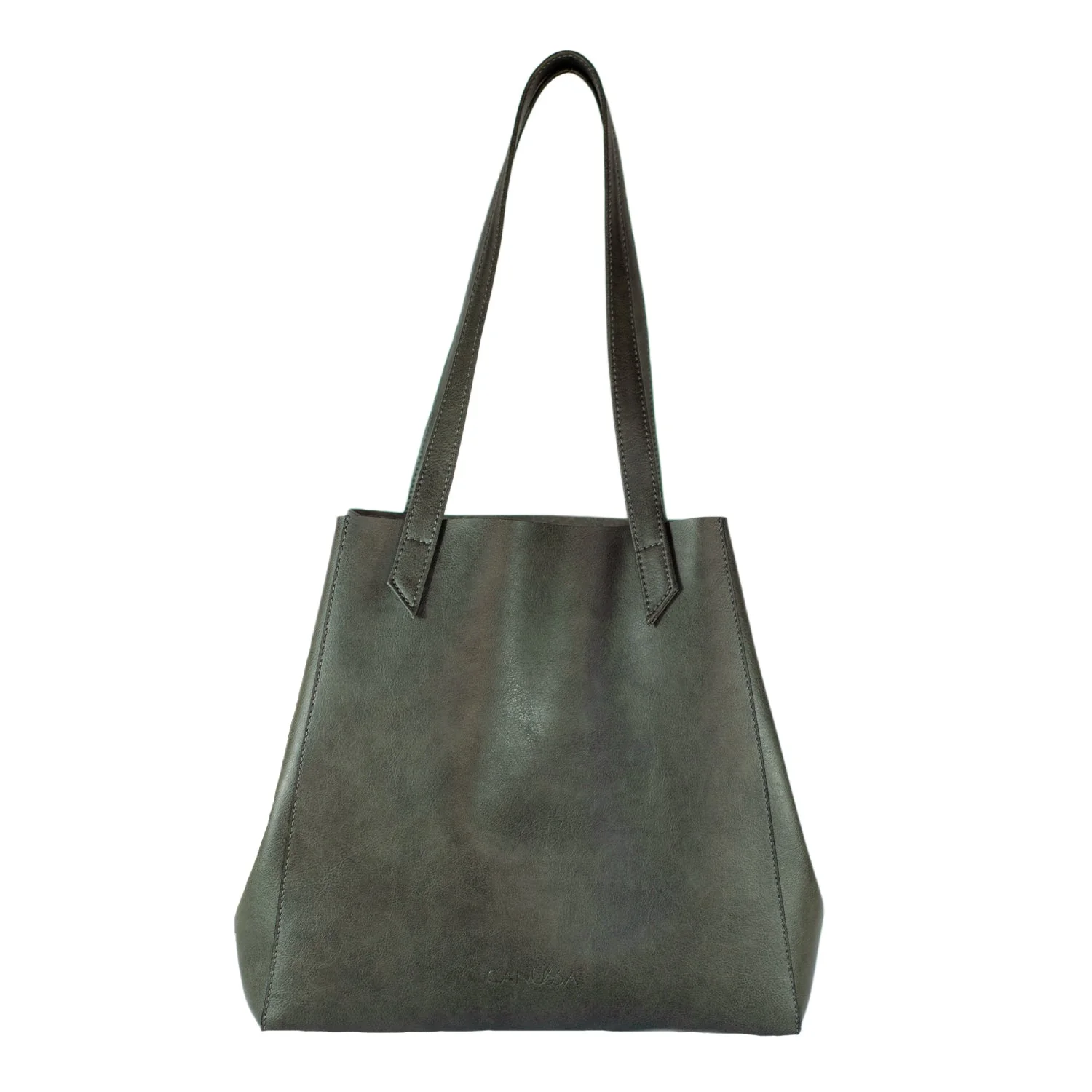 Totissimo Grey Shoulder Vegan Bag