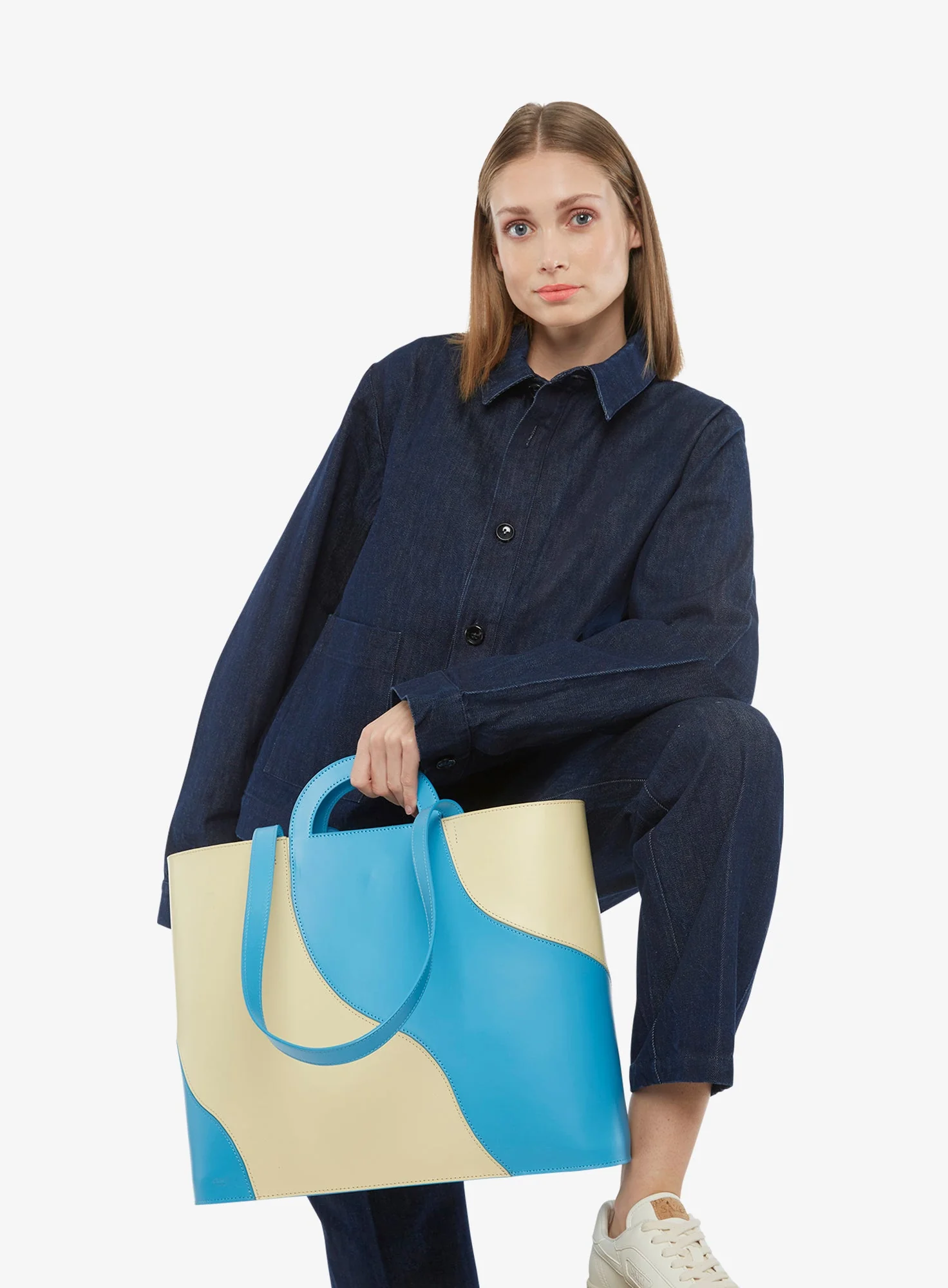 Container Bag Leah Blue Butter