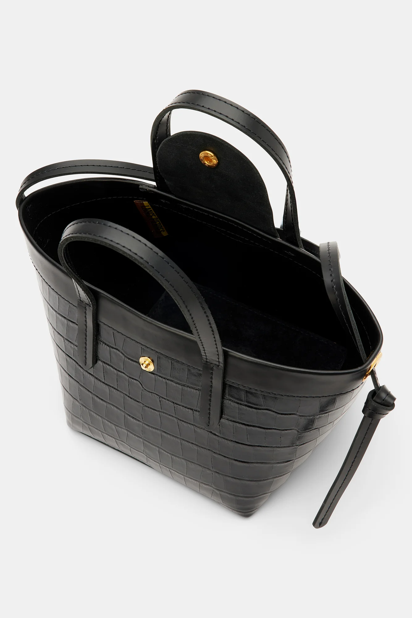 Lance Pierres Miniprism 02 Body Tote - Carbon Croc