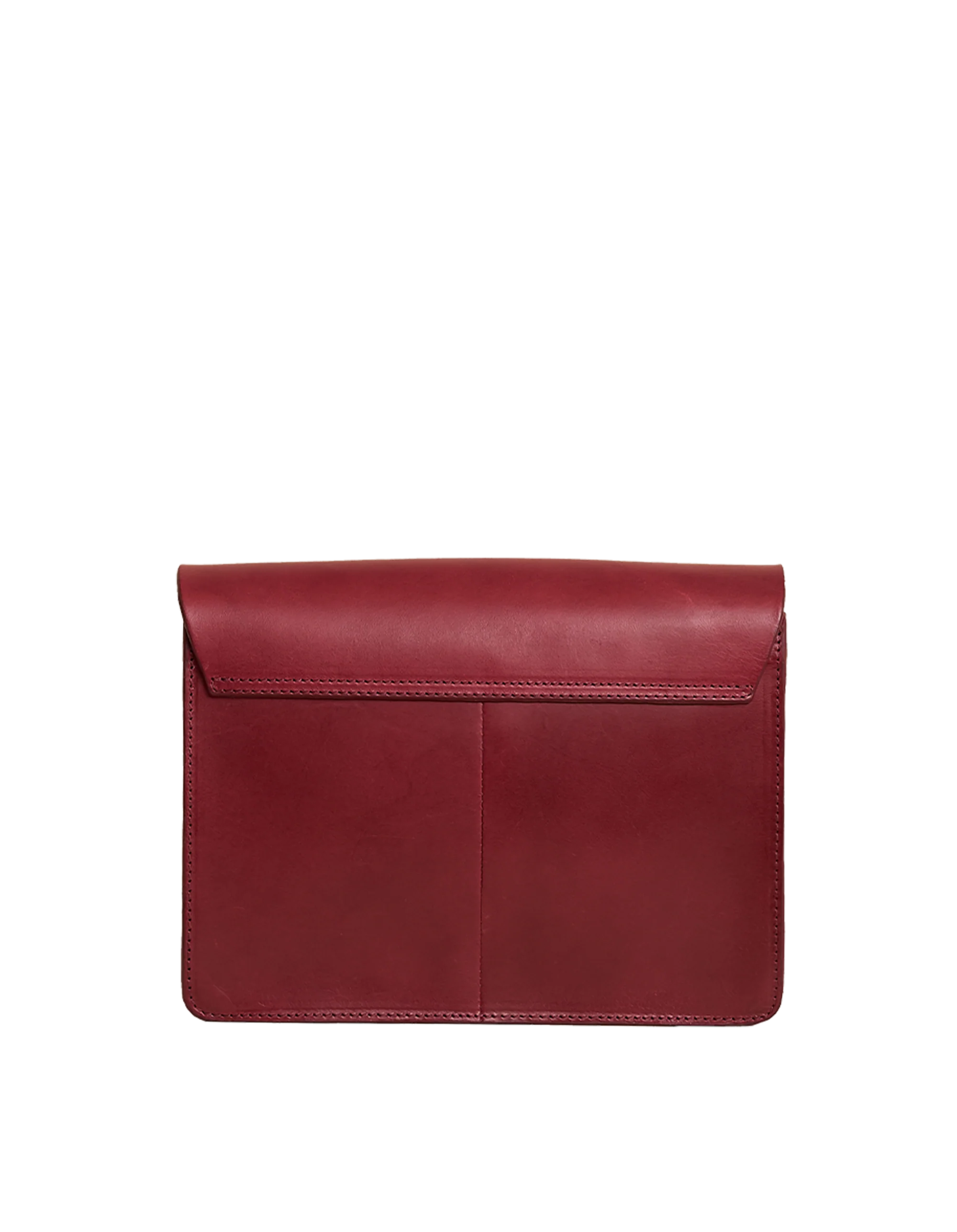 Audrey Ruby Checkered Classic Leather