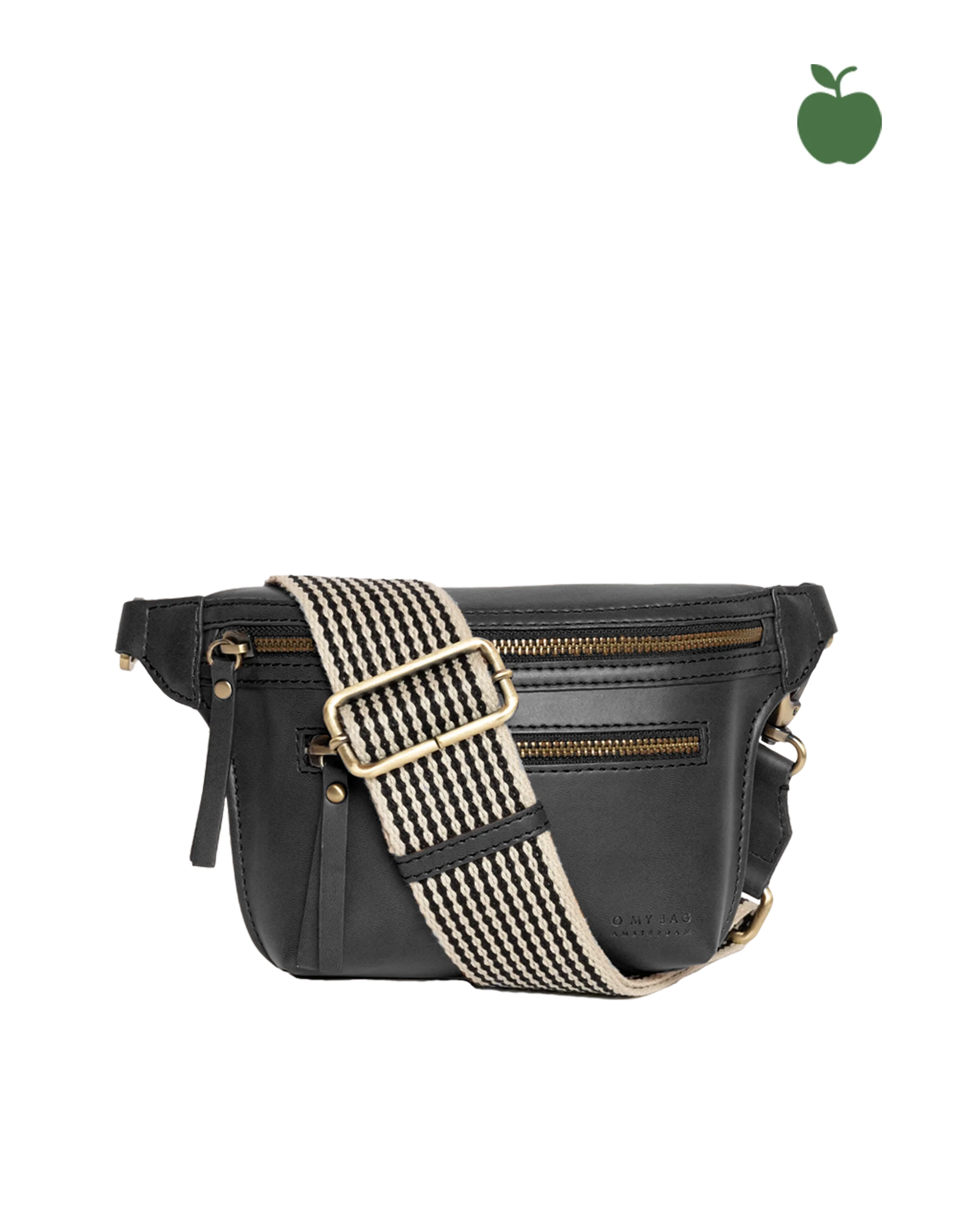 Beck's Bum Bag Apple Leather Black