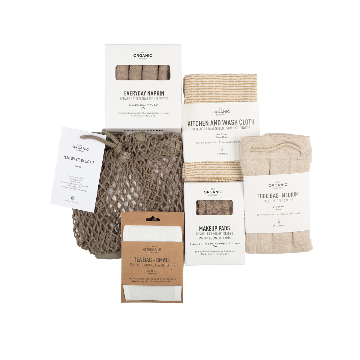 Zero Waste Basic Kit Earth Color Mix