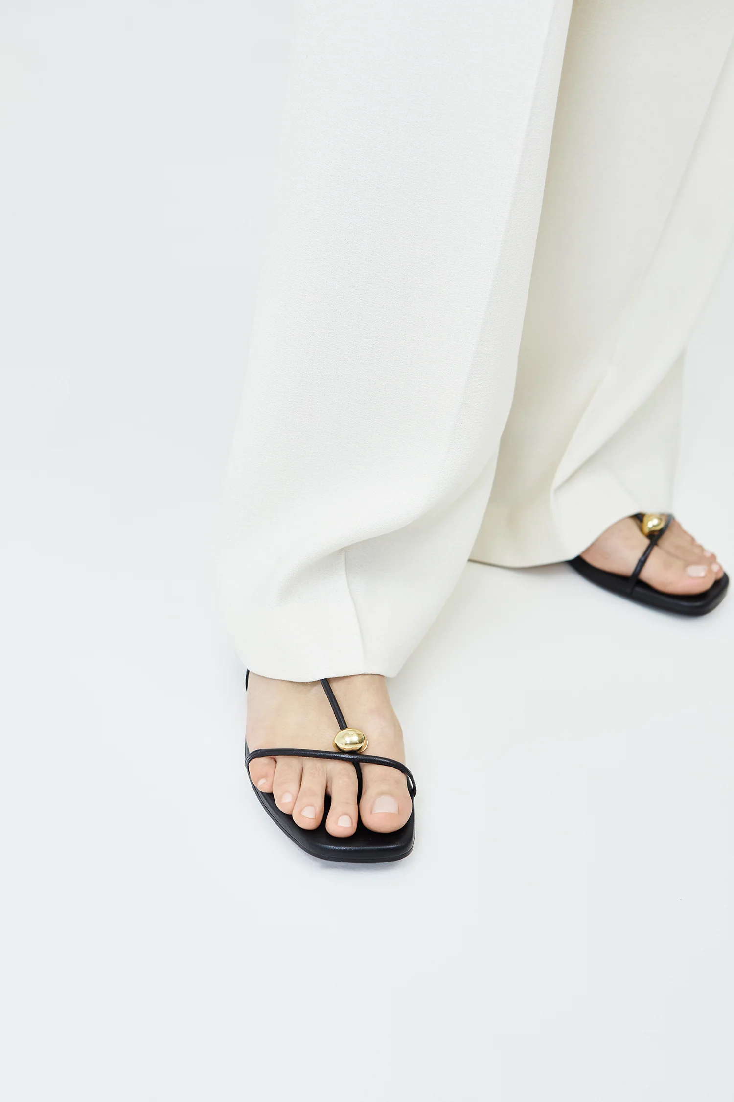 The Evening Sandal Black