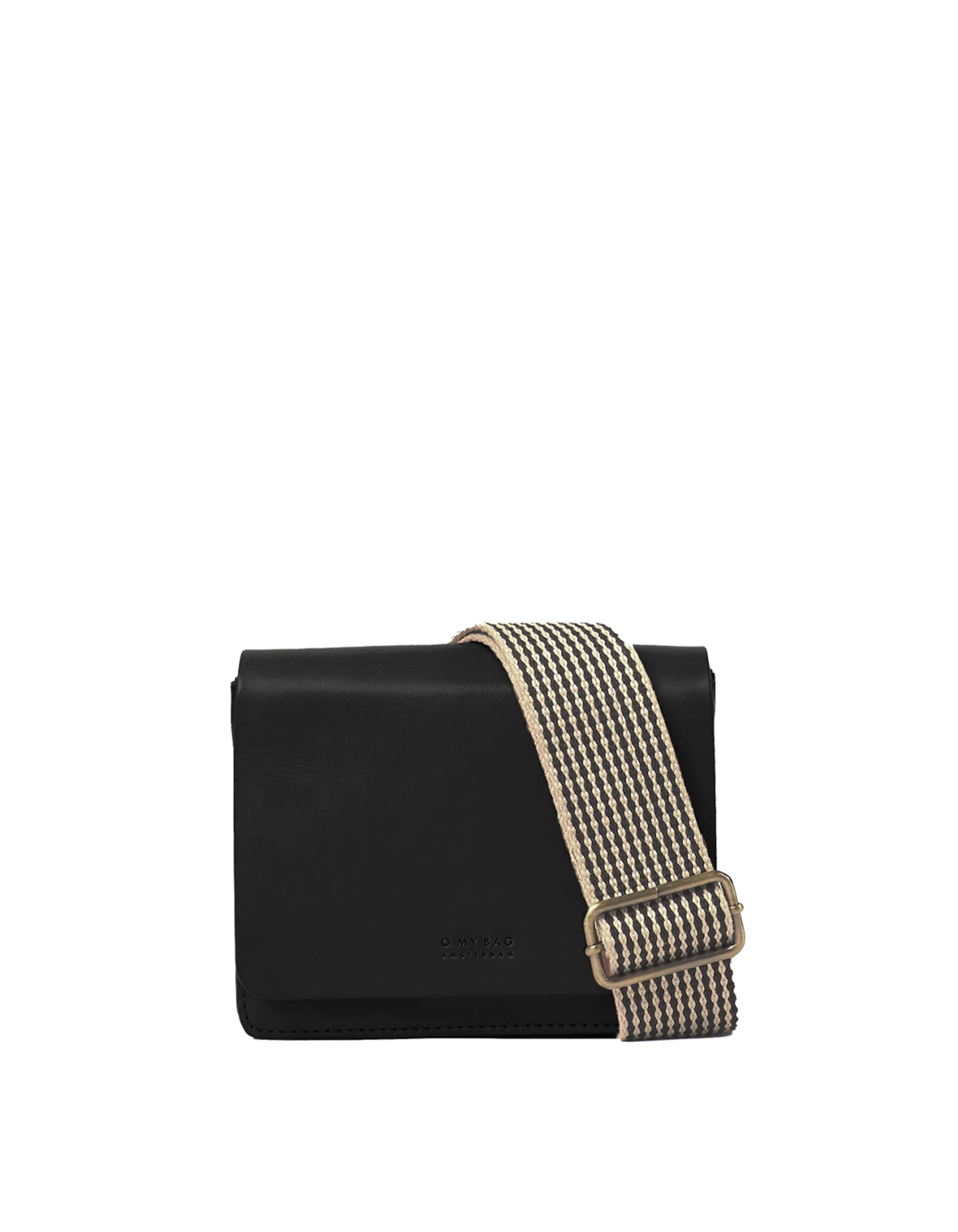 Audrey Mini Black Checkered Classic Leather