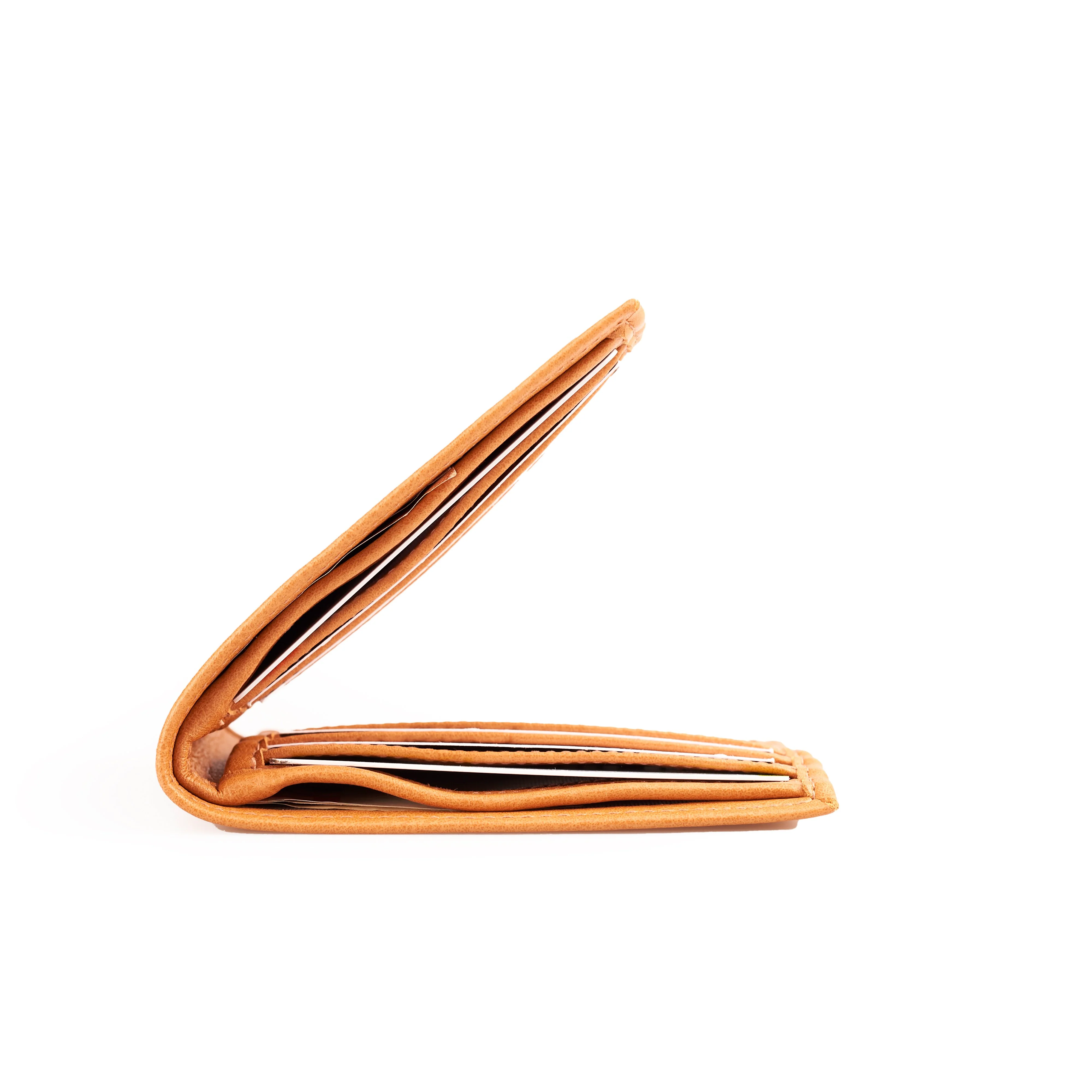 Slim Vegan Wallet Camel