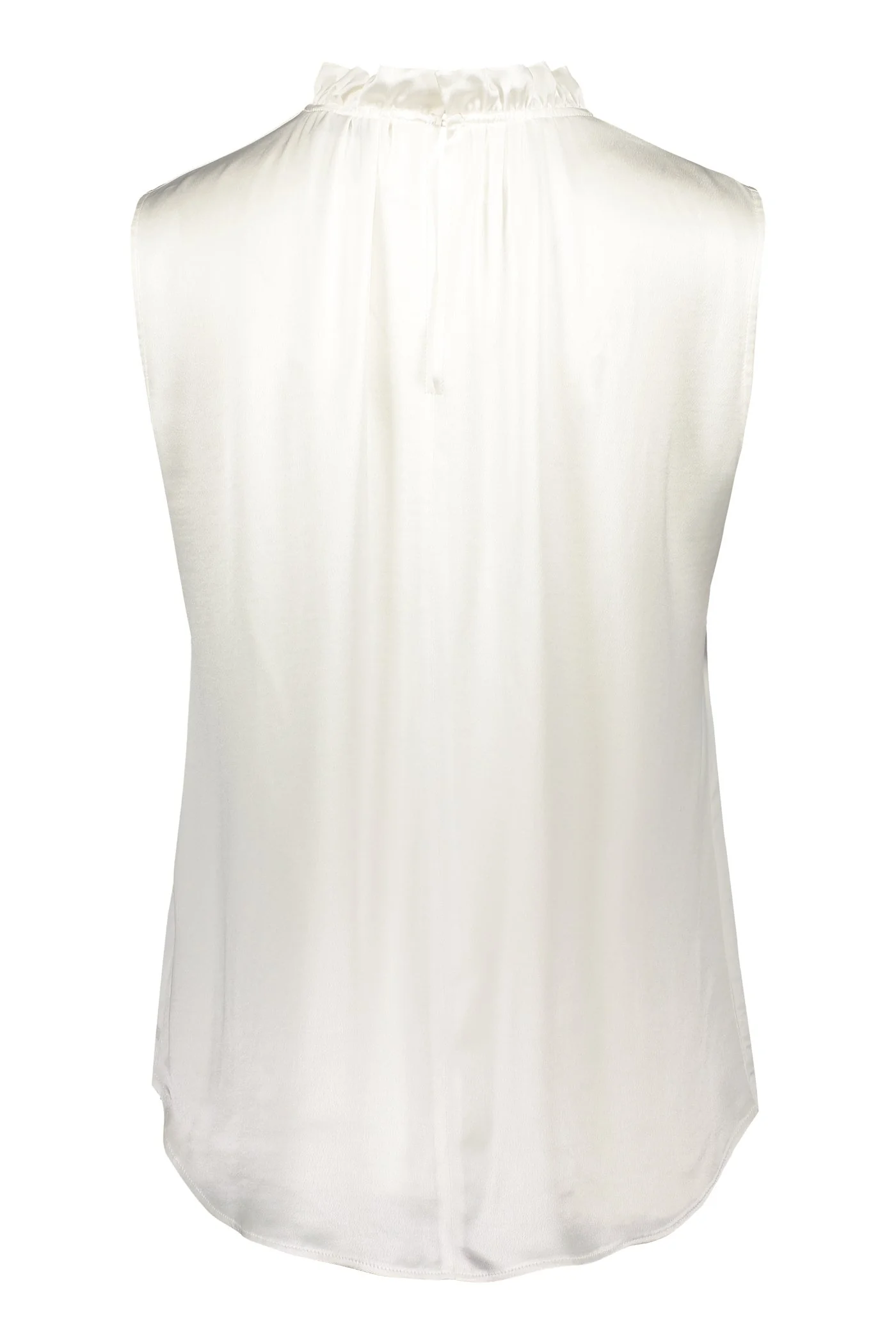 Darleen Sleeveless Blouse Soft White