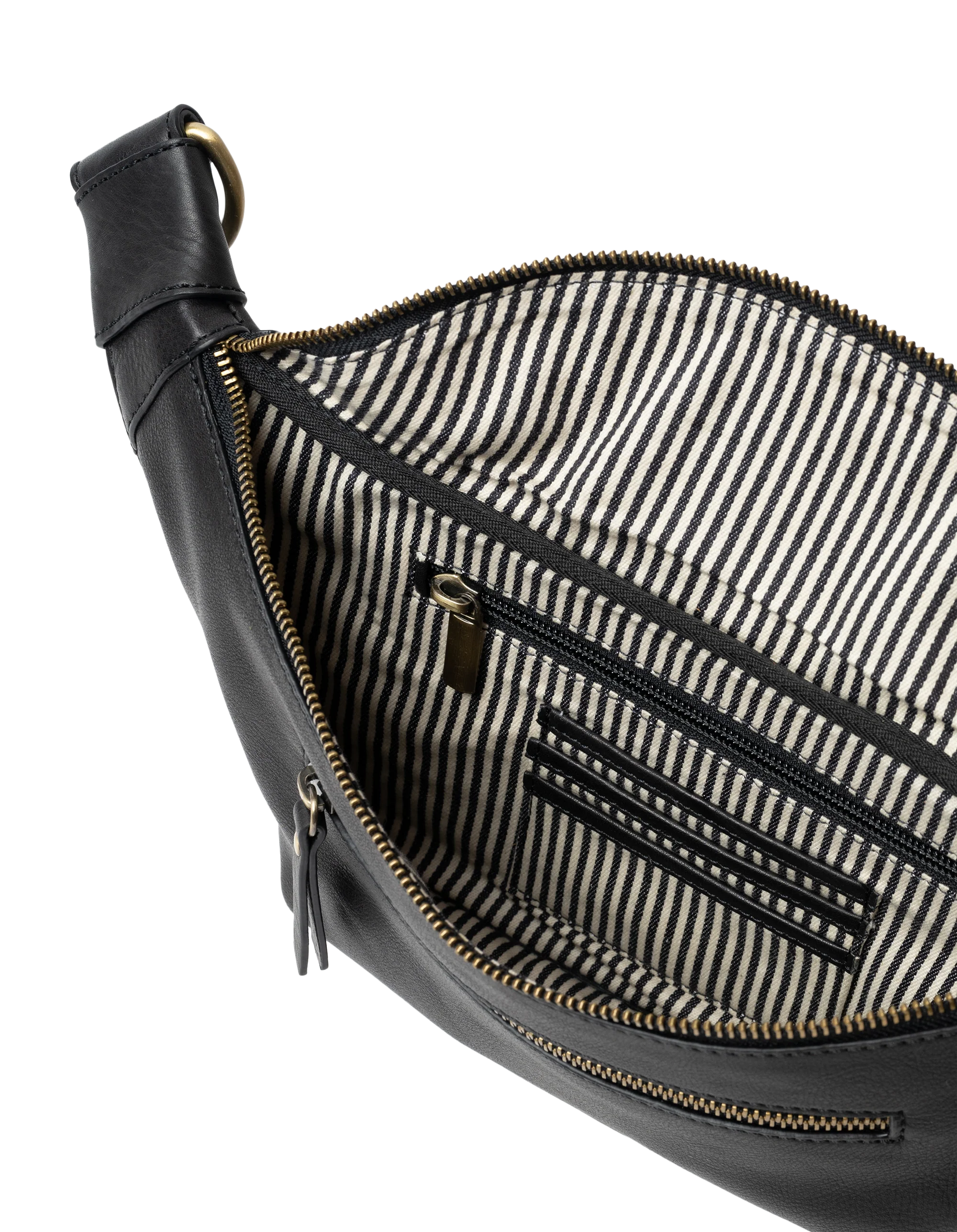 Drew Bum Bag Soft Grain Leather Black