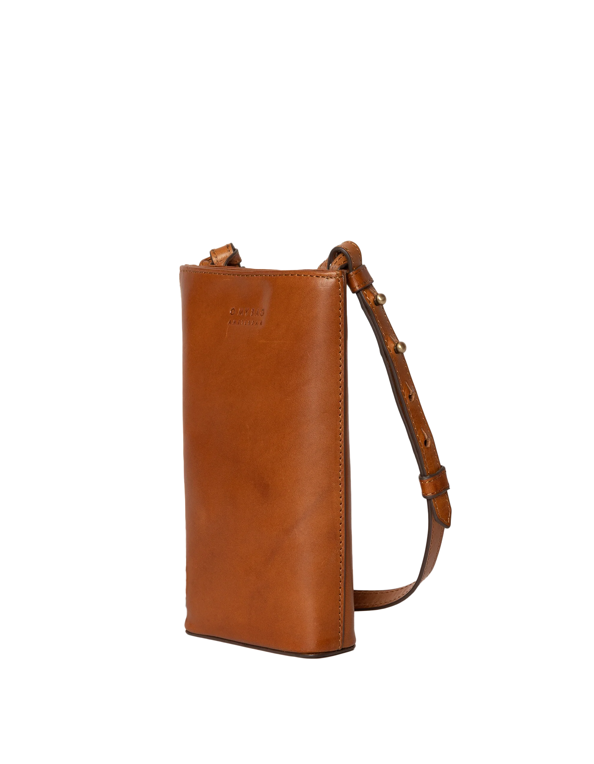 Charlie Phone Bag Classic Leather Cognac