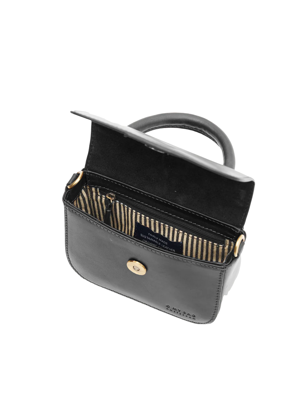 Nano Bag Black Classic Leather