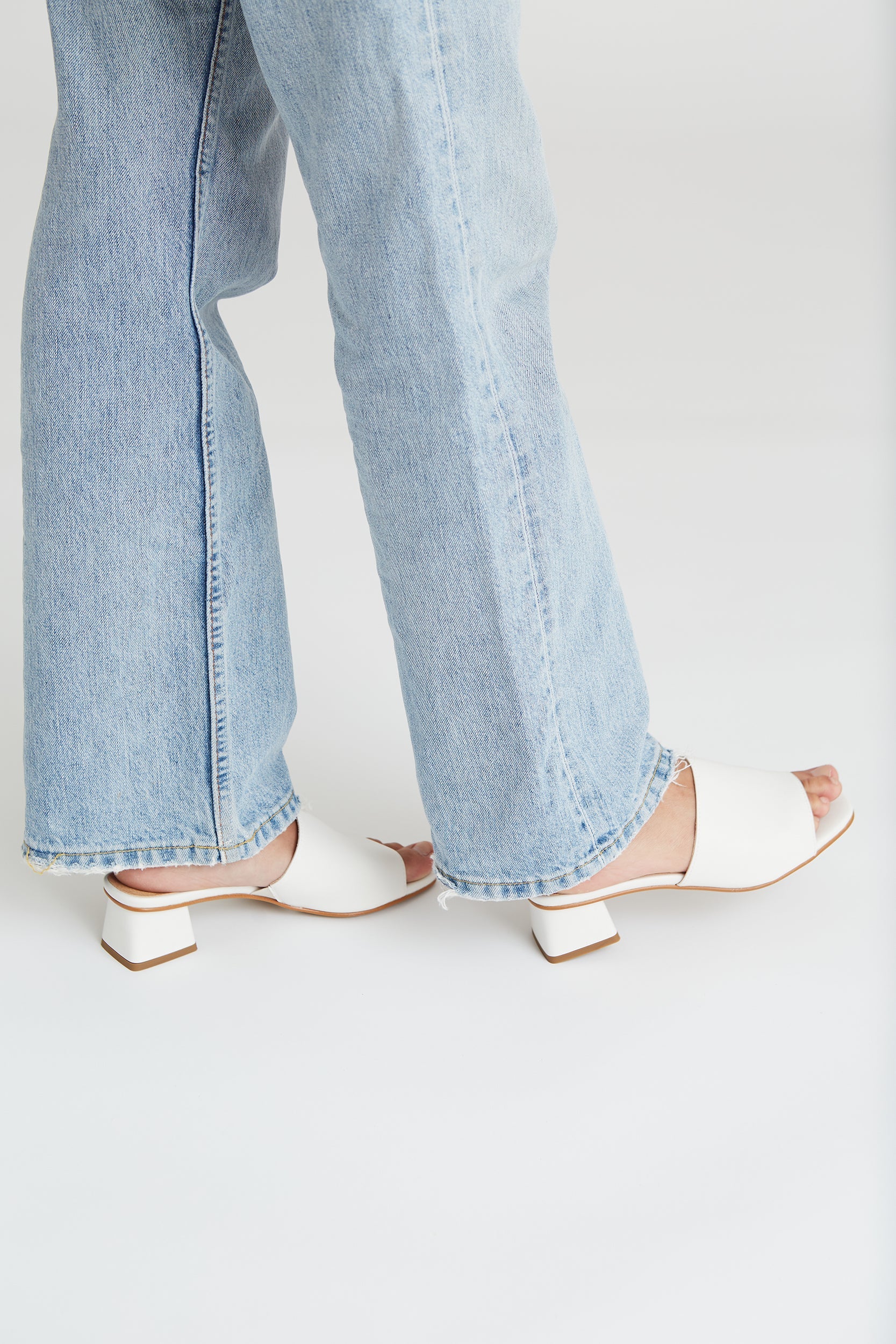 White Vegan Heels