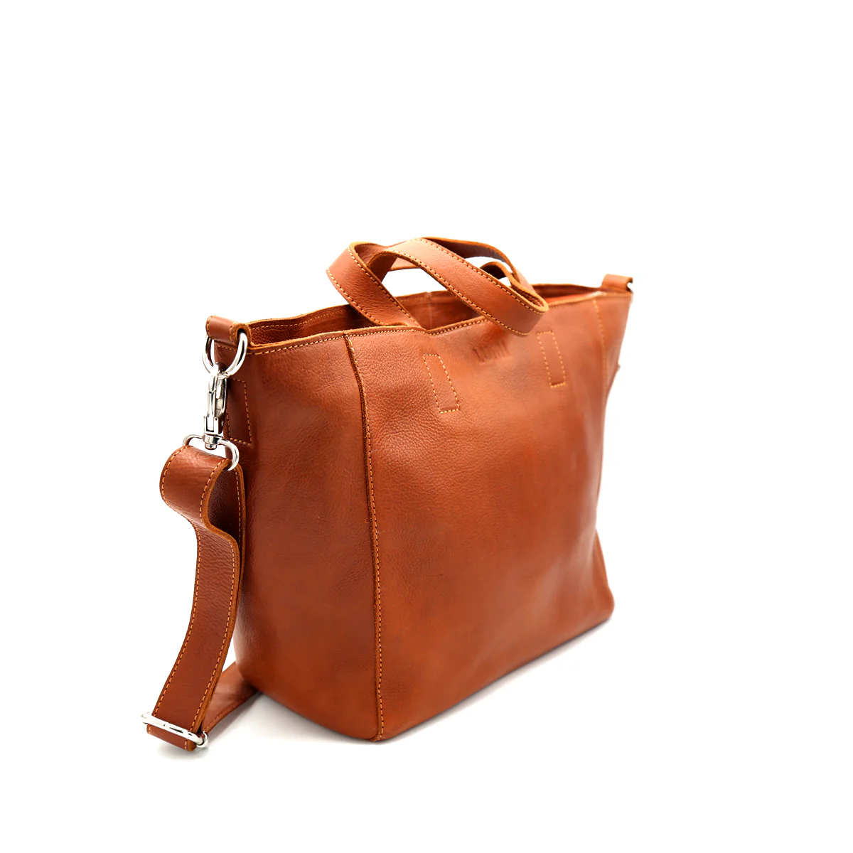 Livia Soft Medium Work Tote Cognac