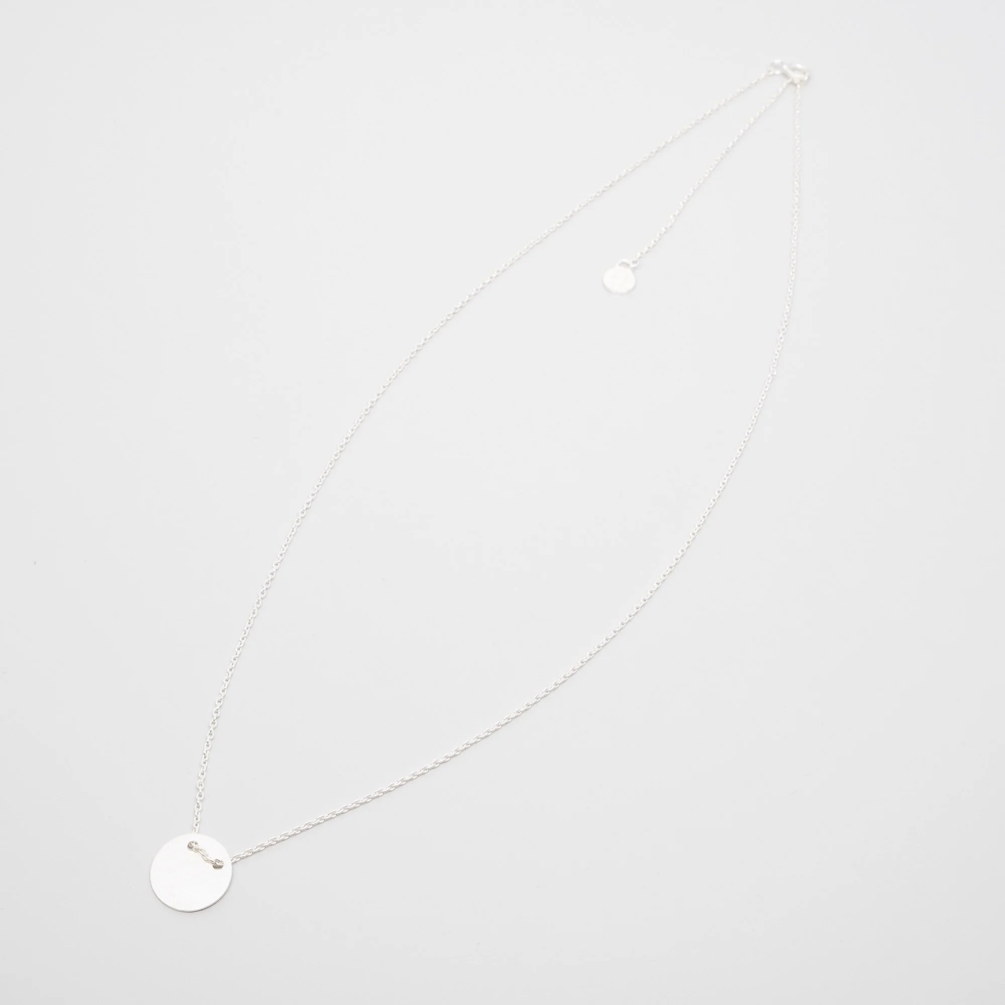Satin Disc Necklace