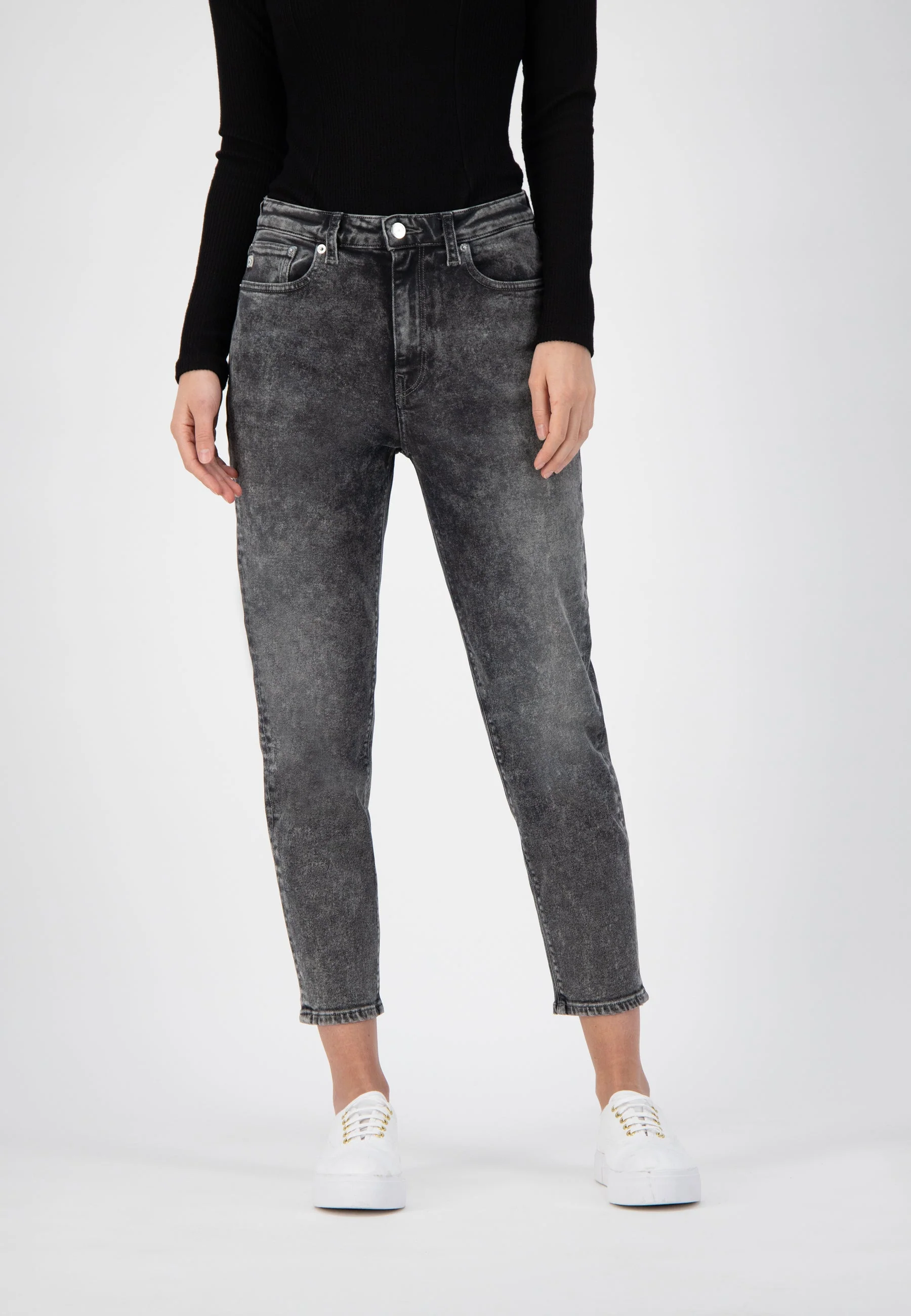 Mams Stretch Tapered Jeans Heavy Stone Black