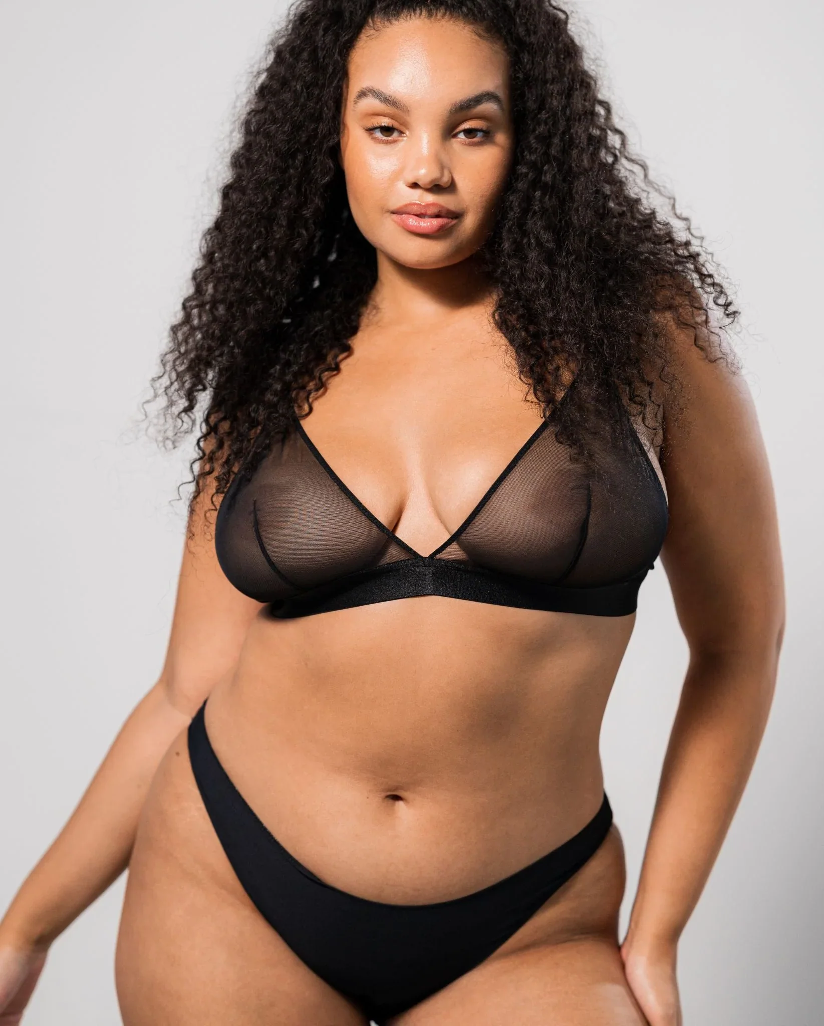 Mesh Bralette Mesh Mania Black