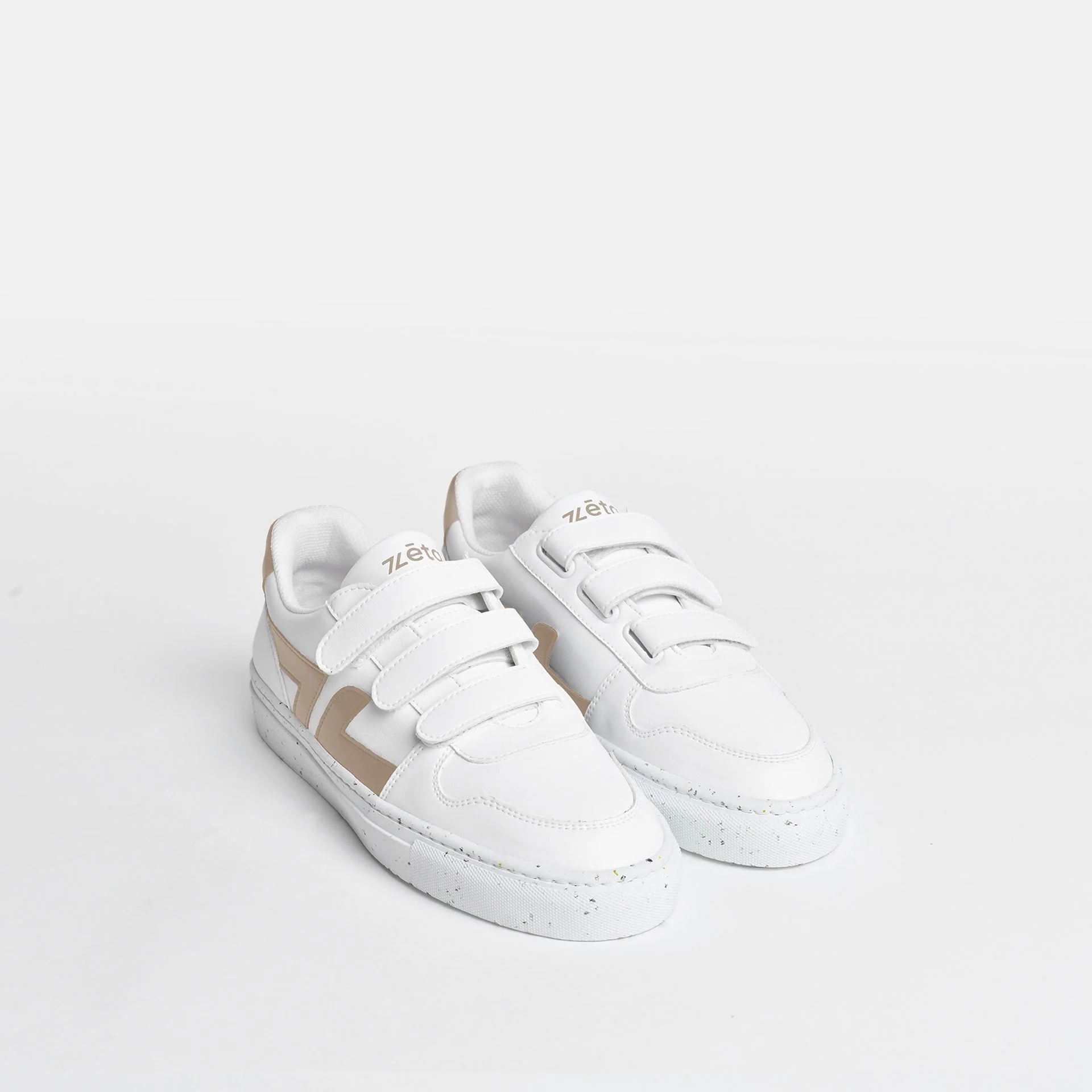 Alpha Velcro Beige Sneakers